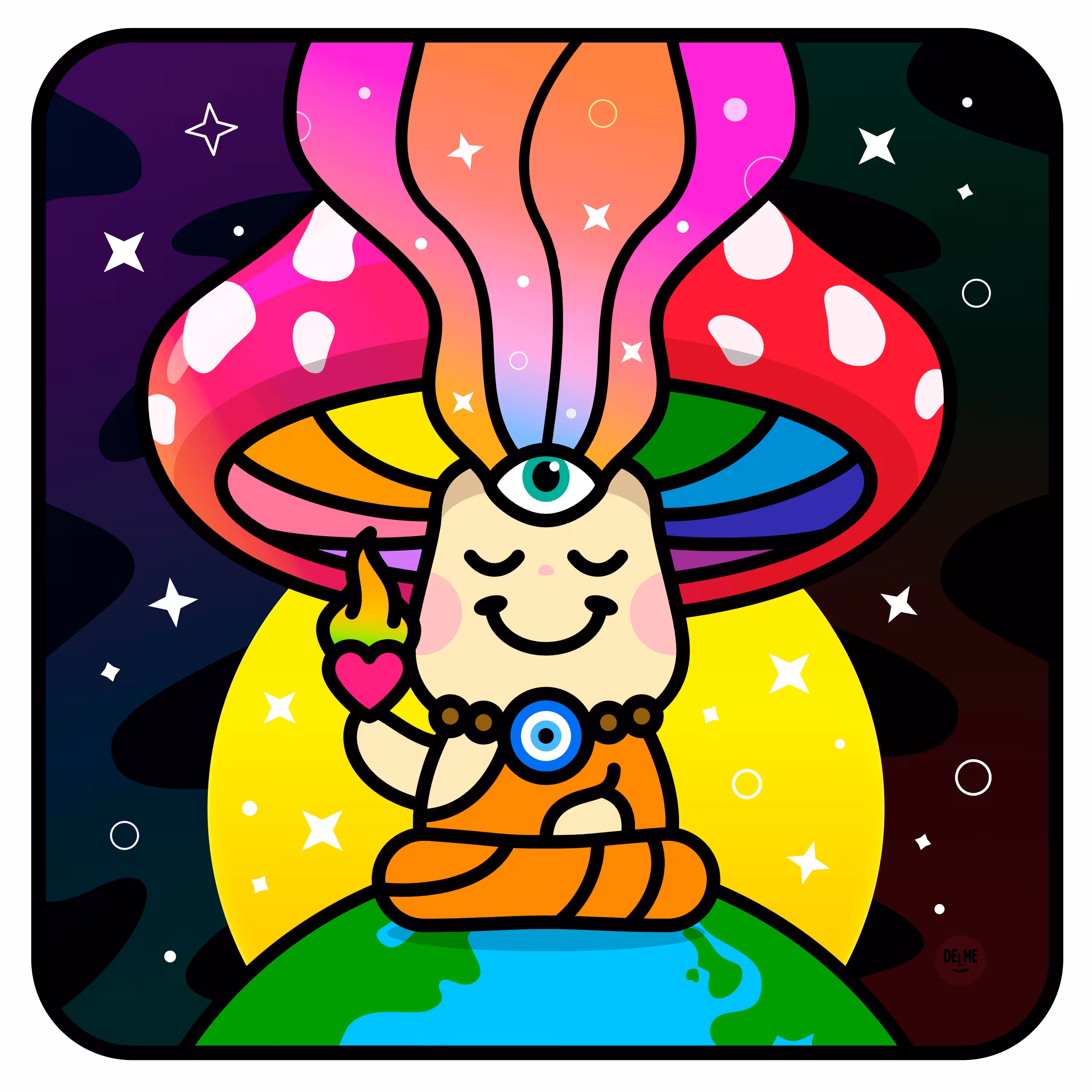 The Mushroom People x Delme : Amanita Muscaria