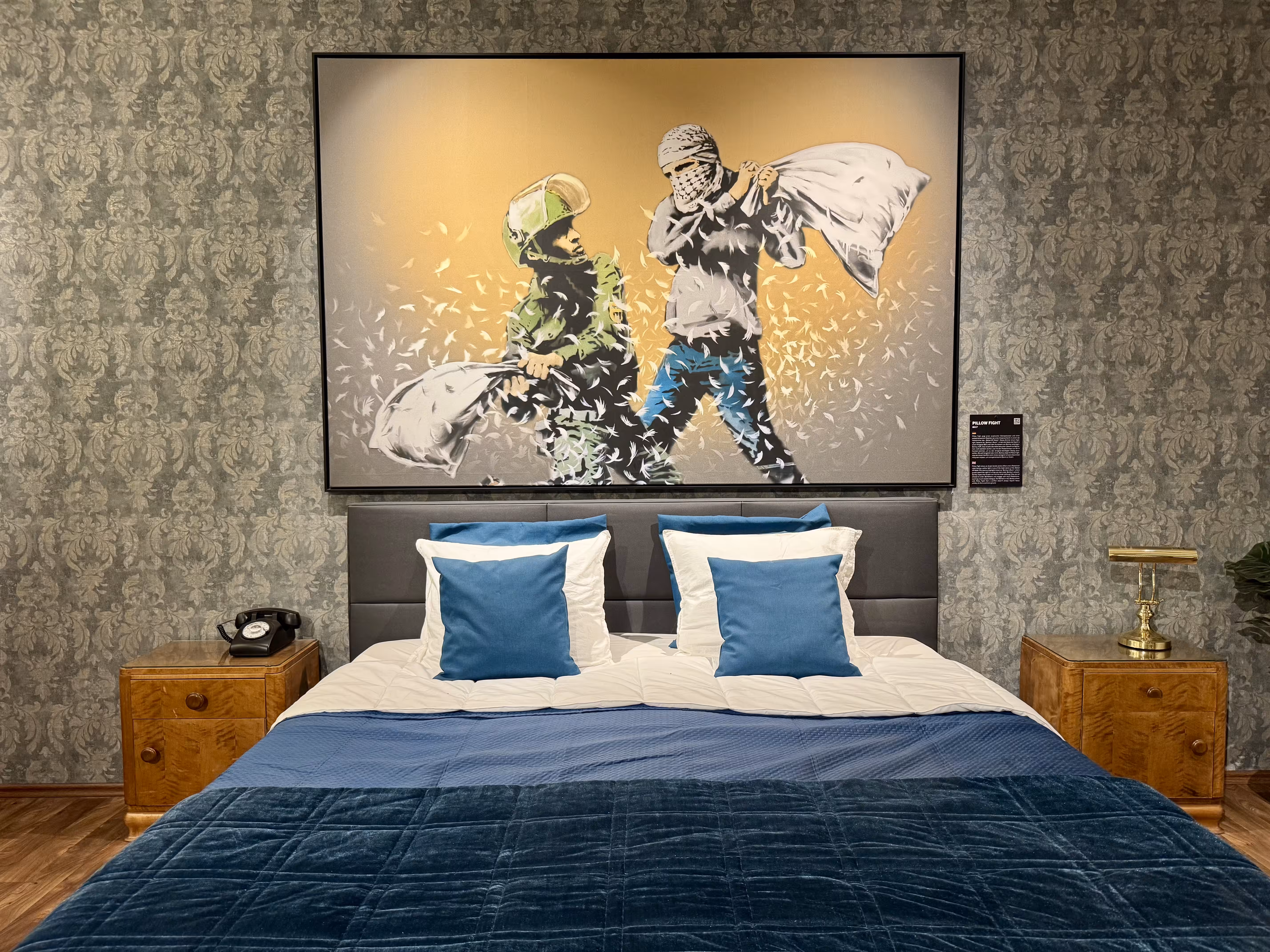 Pillow Fight 2017 from the artist Banksy