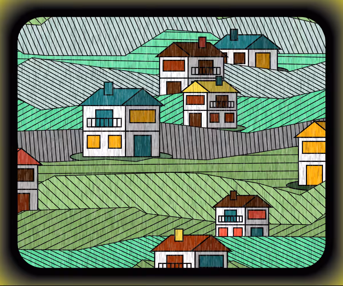 Rainy village #6