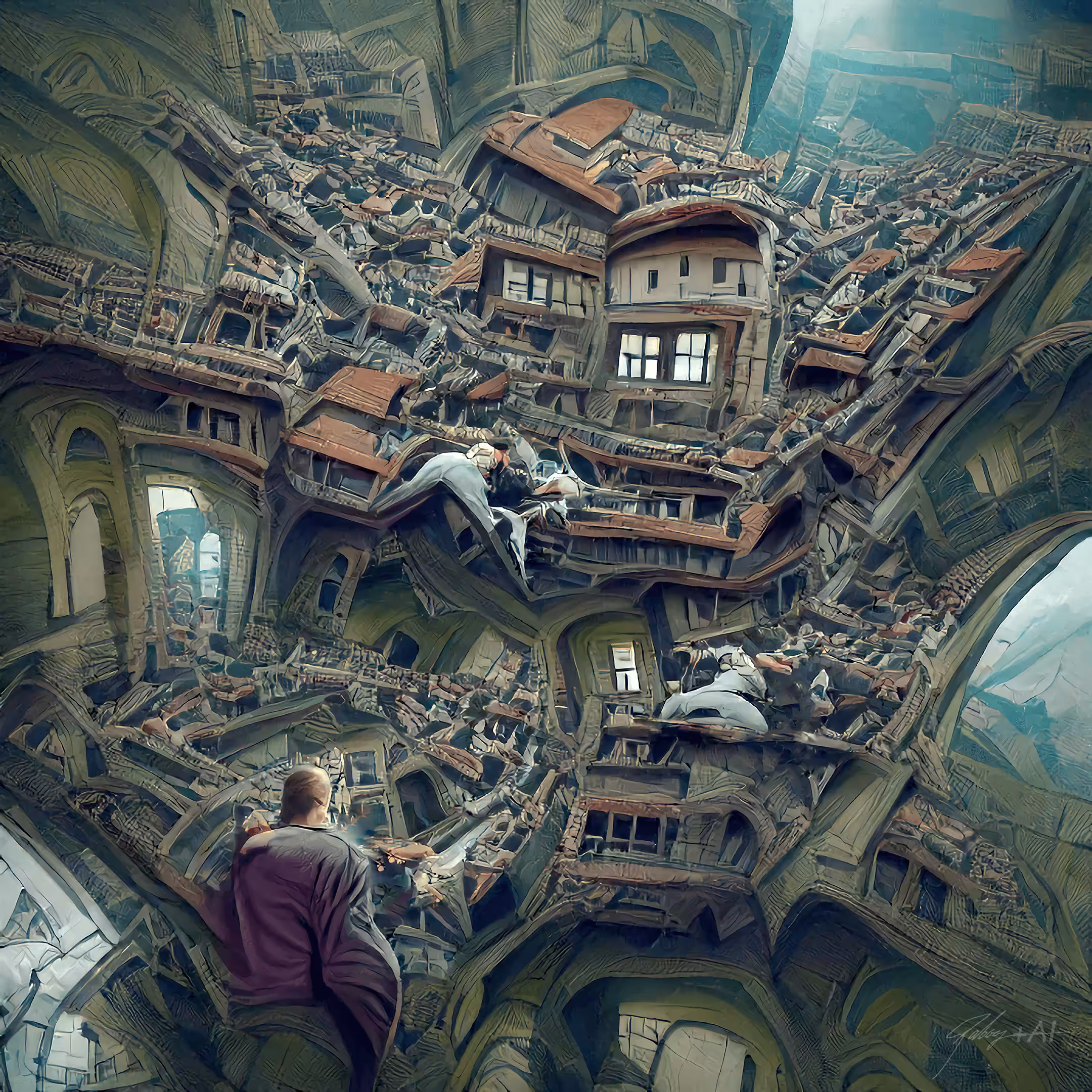 4 dimensional Merovingian mansion