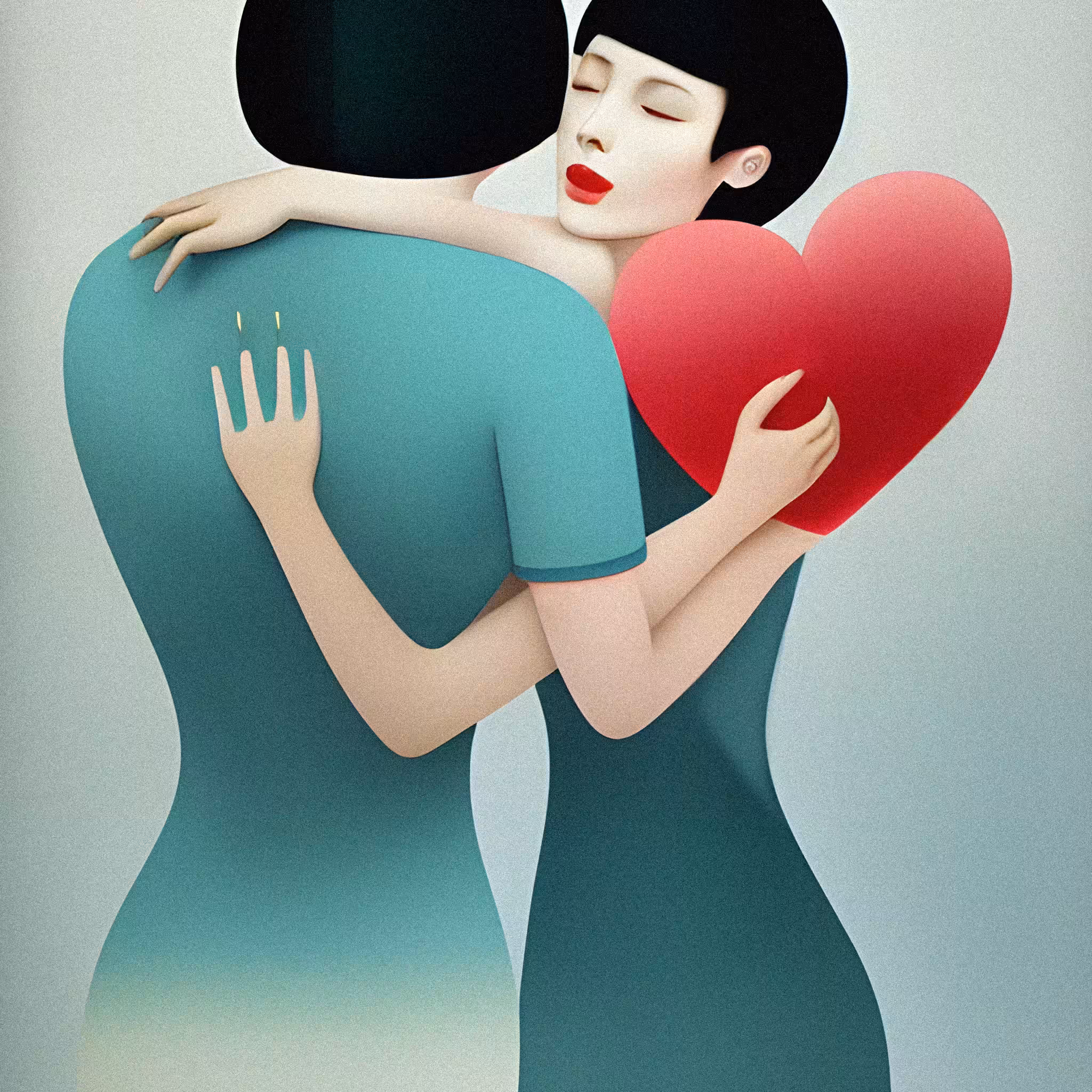 One heart, two lives