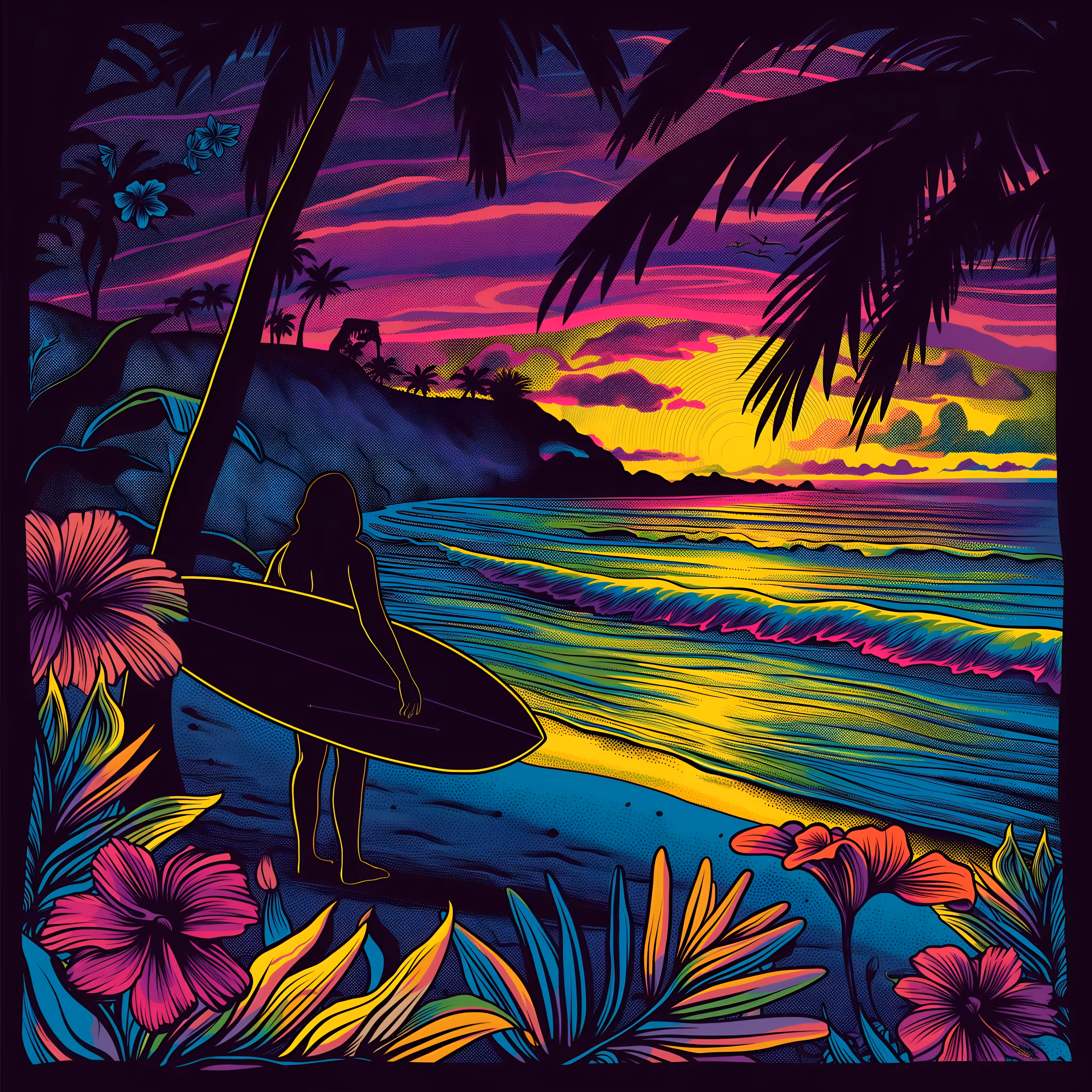 Night surfing 