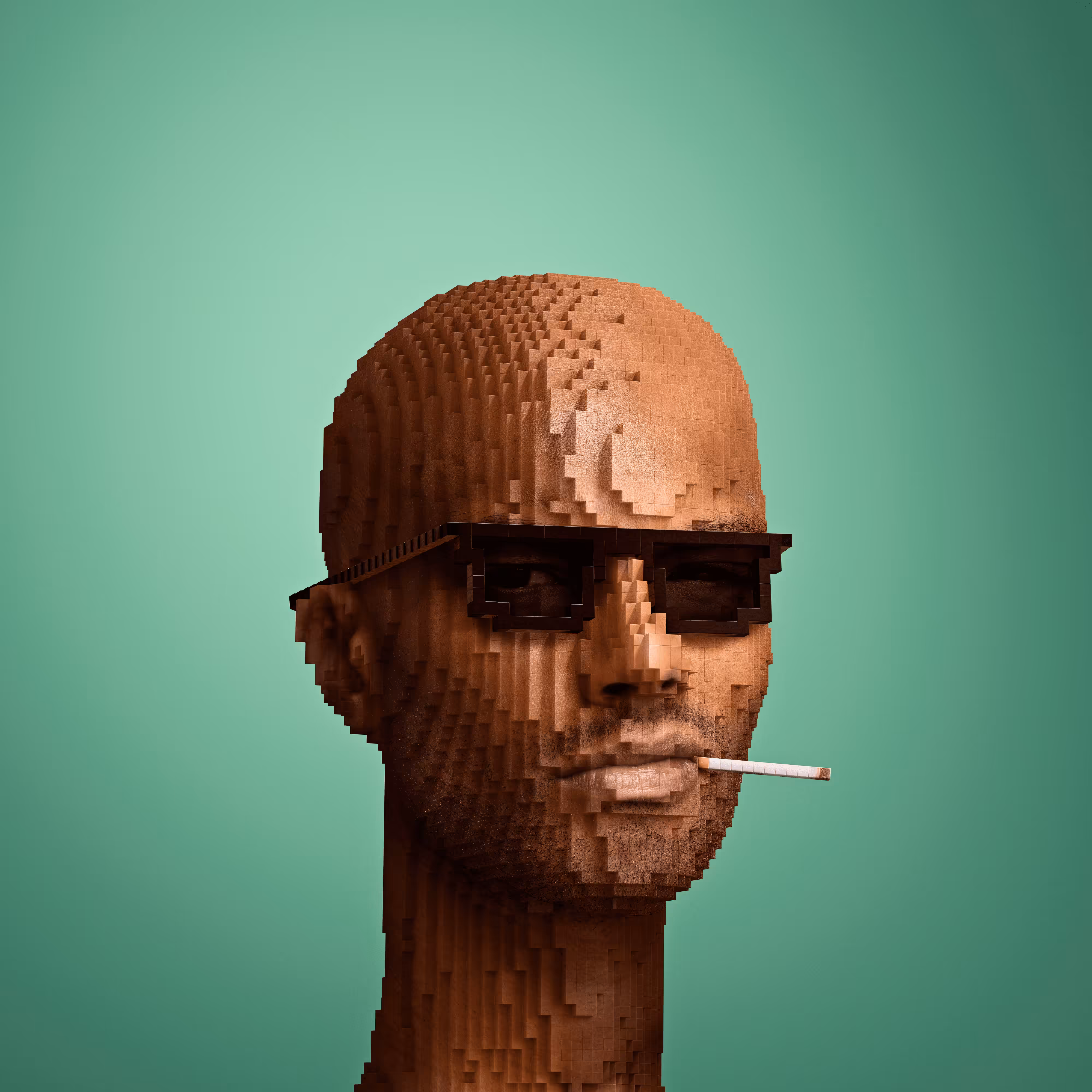 Block Head Punk 018
