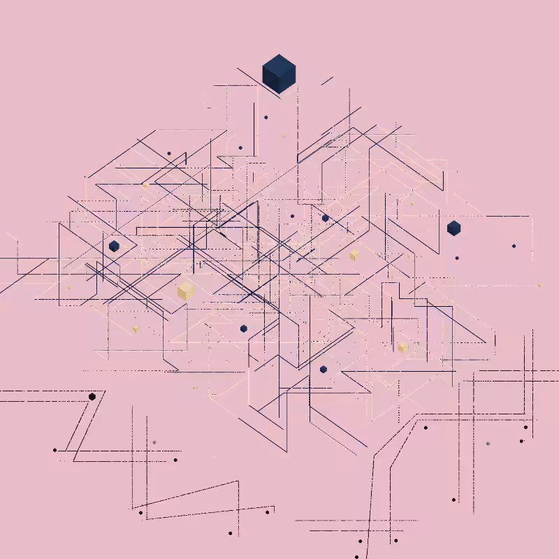 Luminous Streaks and cubes #4
