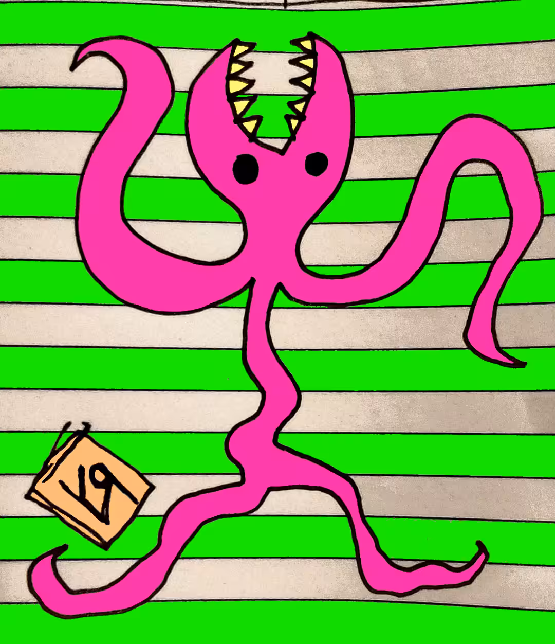 "Wiggly Thing" by Richard F. Yates (Holy Fool)