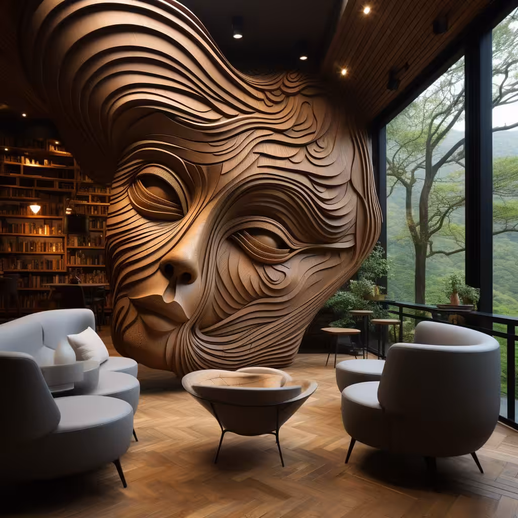 A cafe in the woods 