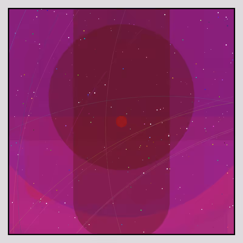 Color Field Starry B #167