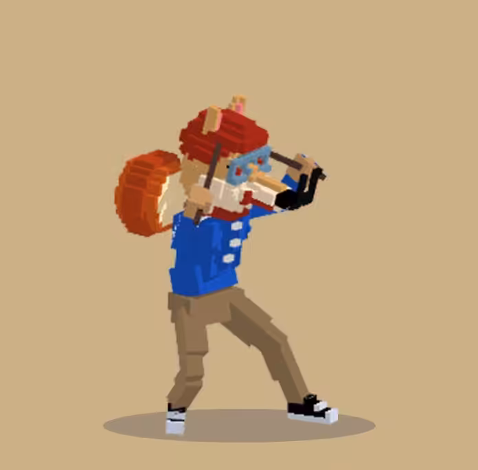 Musical Jackals 293 Voxel Version