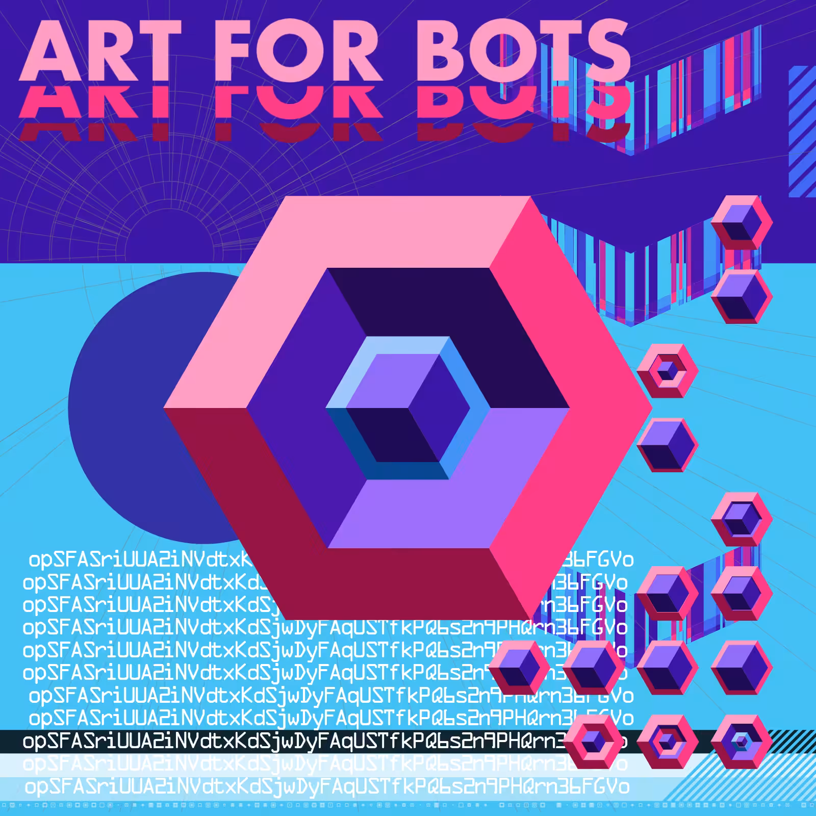 Hexagones - Art for Bots for Humans #28