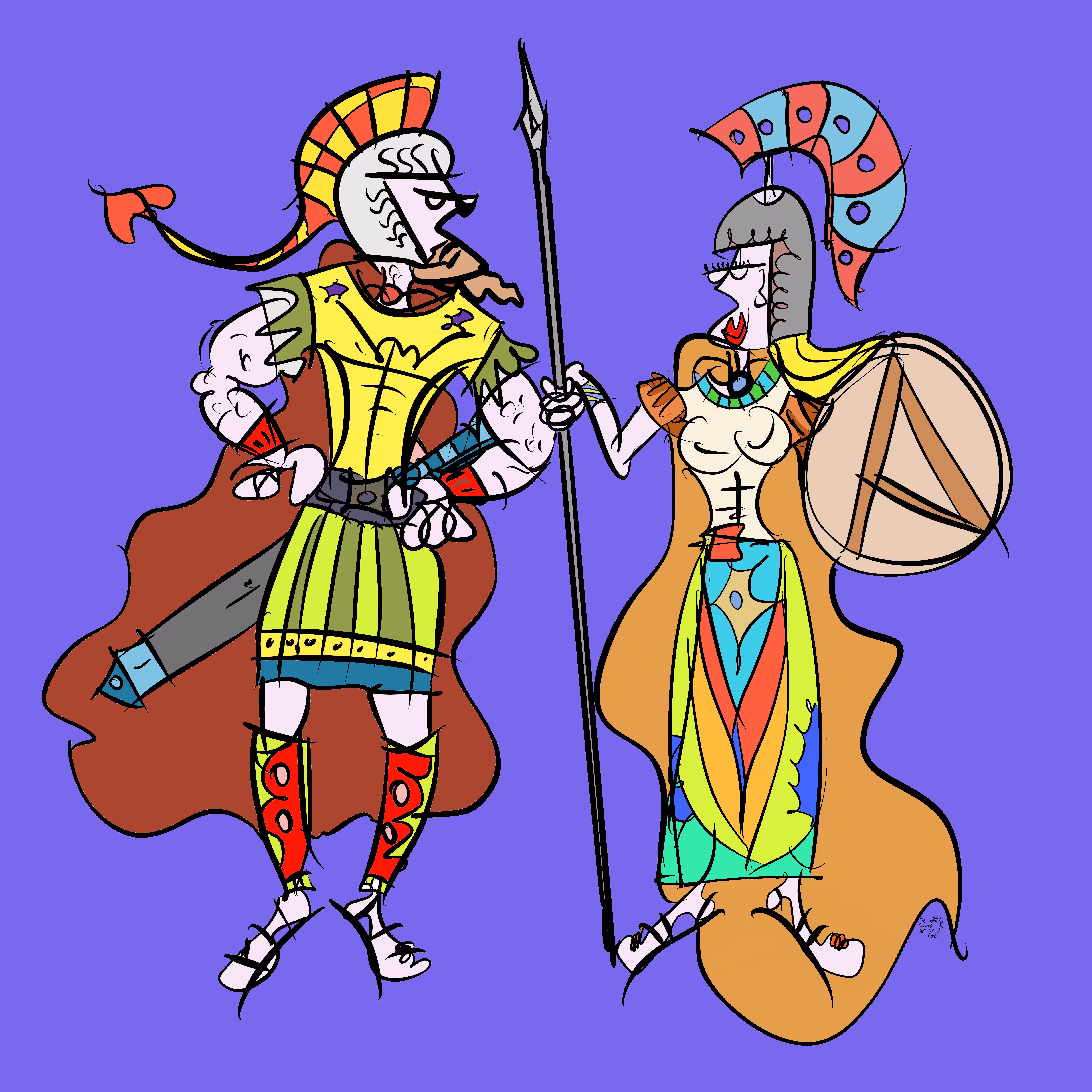 Ares & Athena