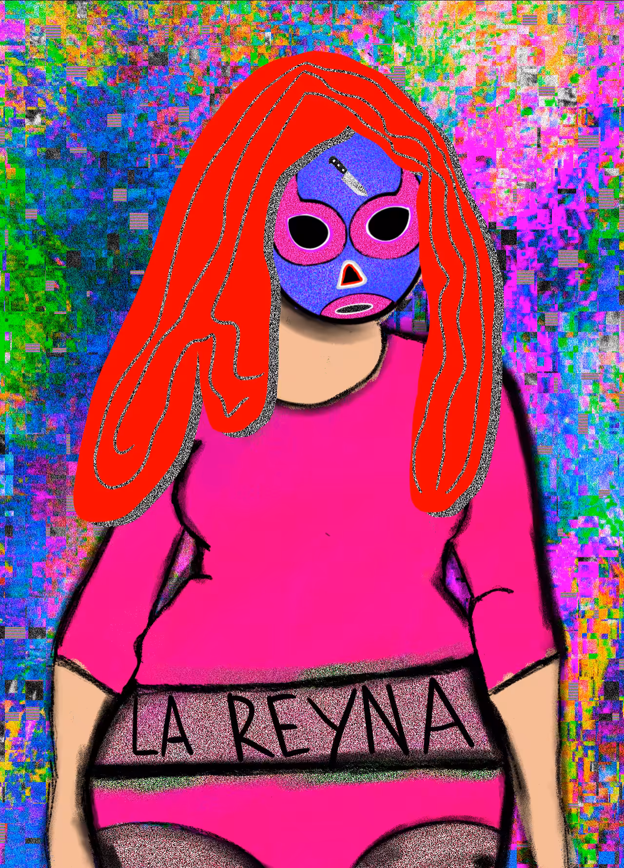 NFT luchadora #43