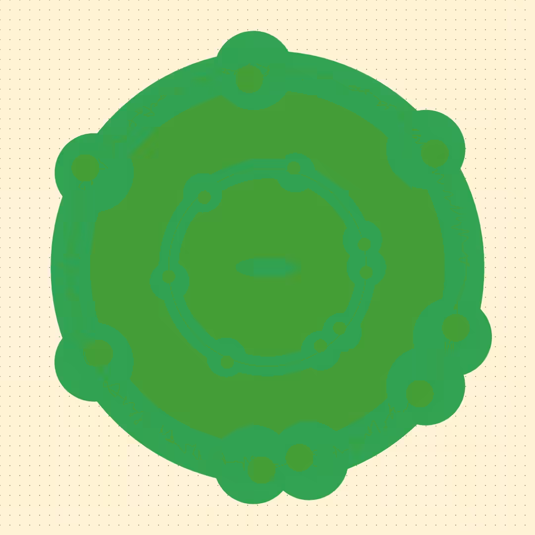 Circles on a dotted Grid #1