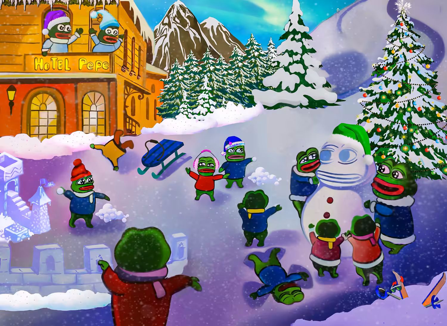 ❄Pepe's Christmas holiday❄ 