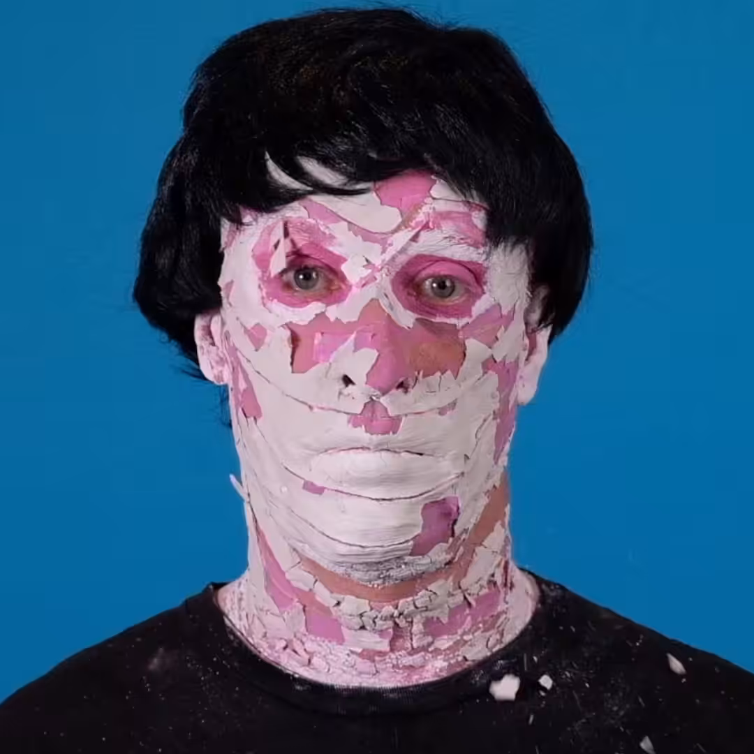 Blue Pink Face Crack