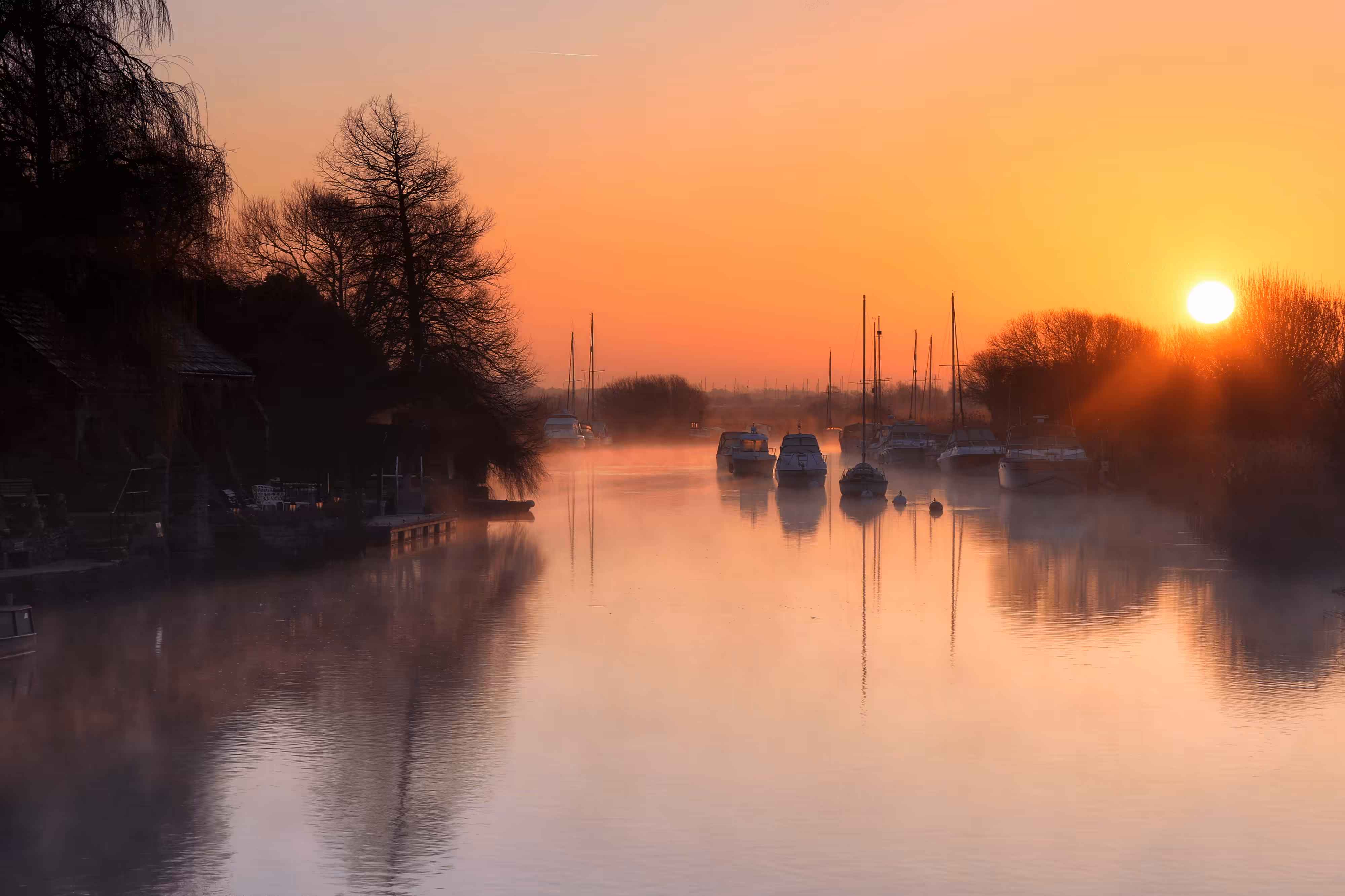 Misty Morning on the River Frome