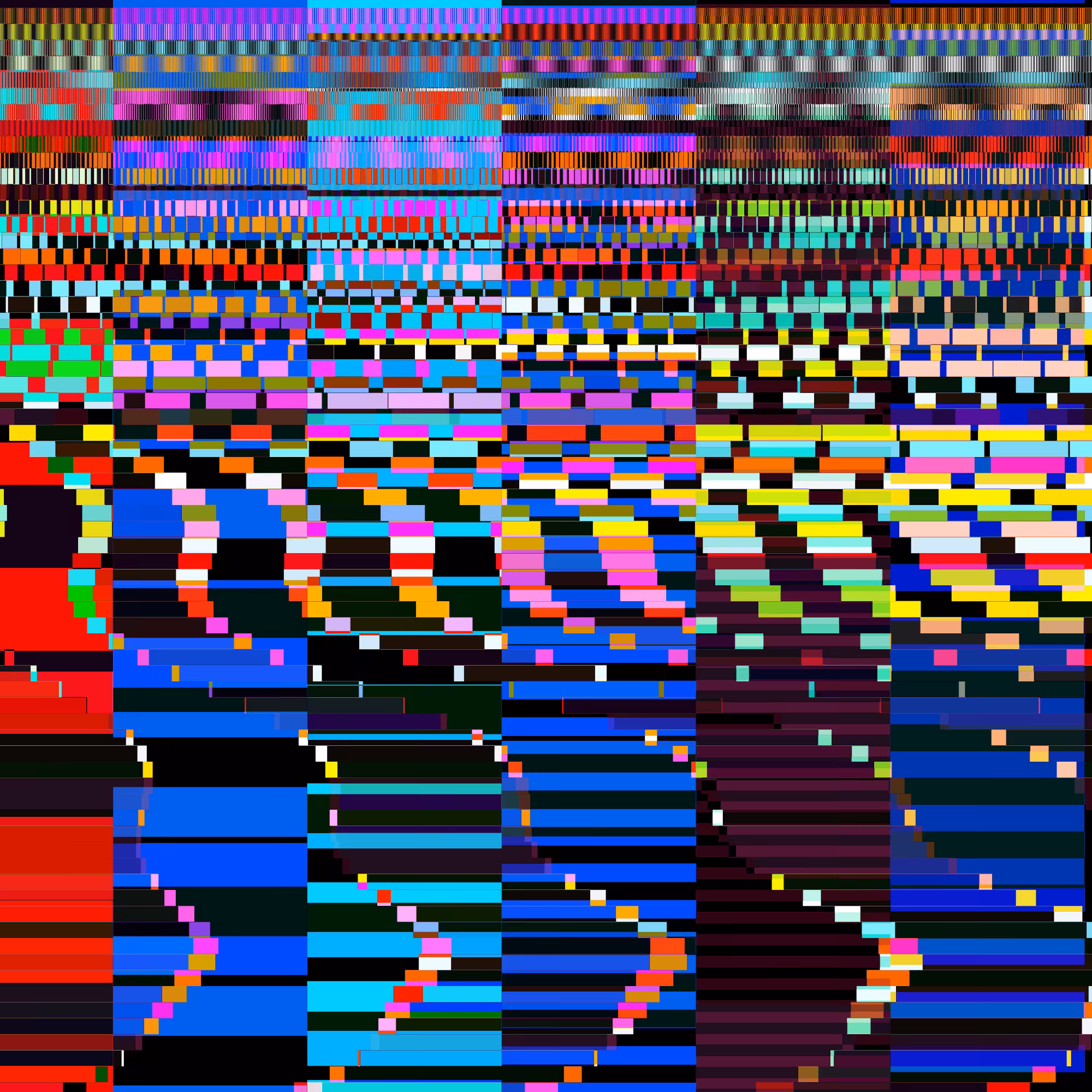 Glitchometry Stripes #100