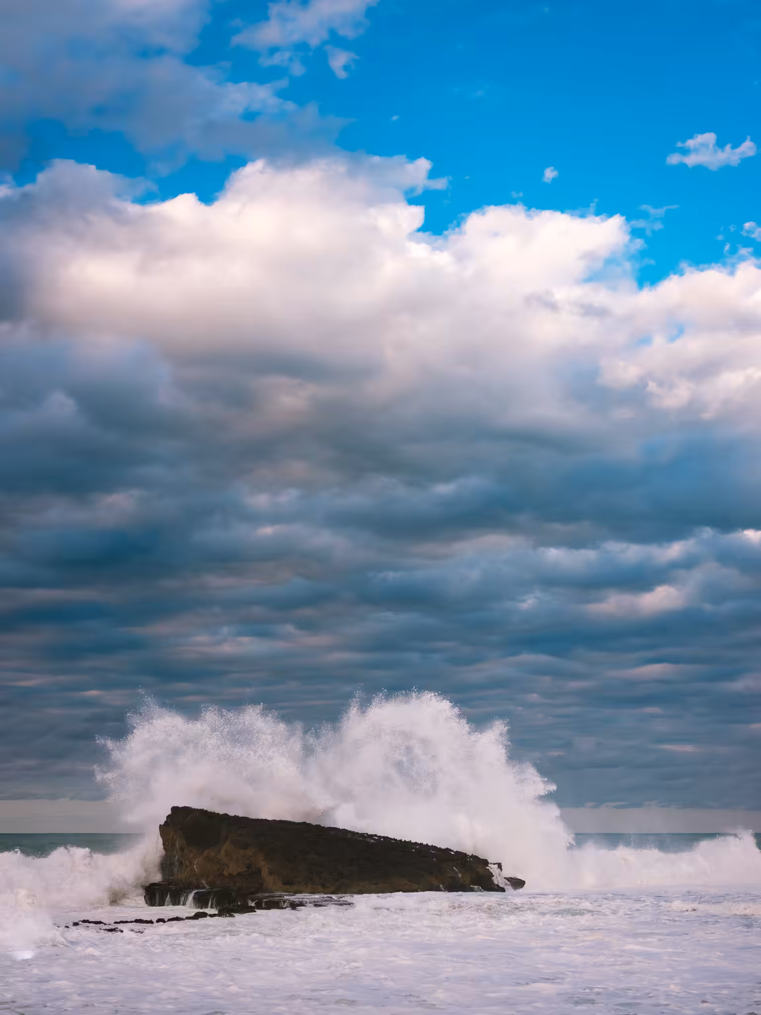 The rock and the water