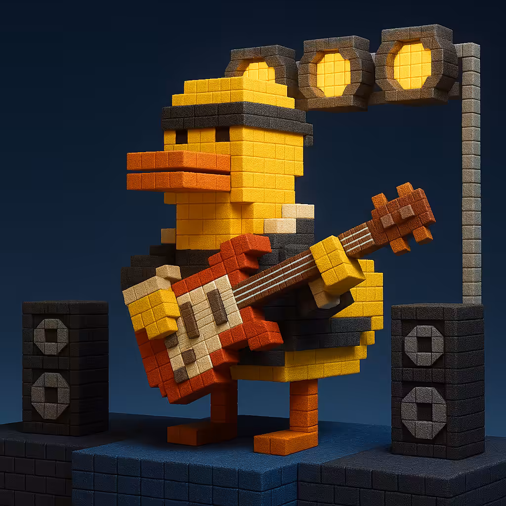 DUDE DUCK GUITARIST