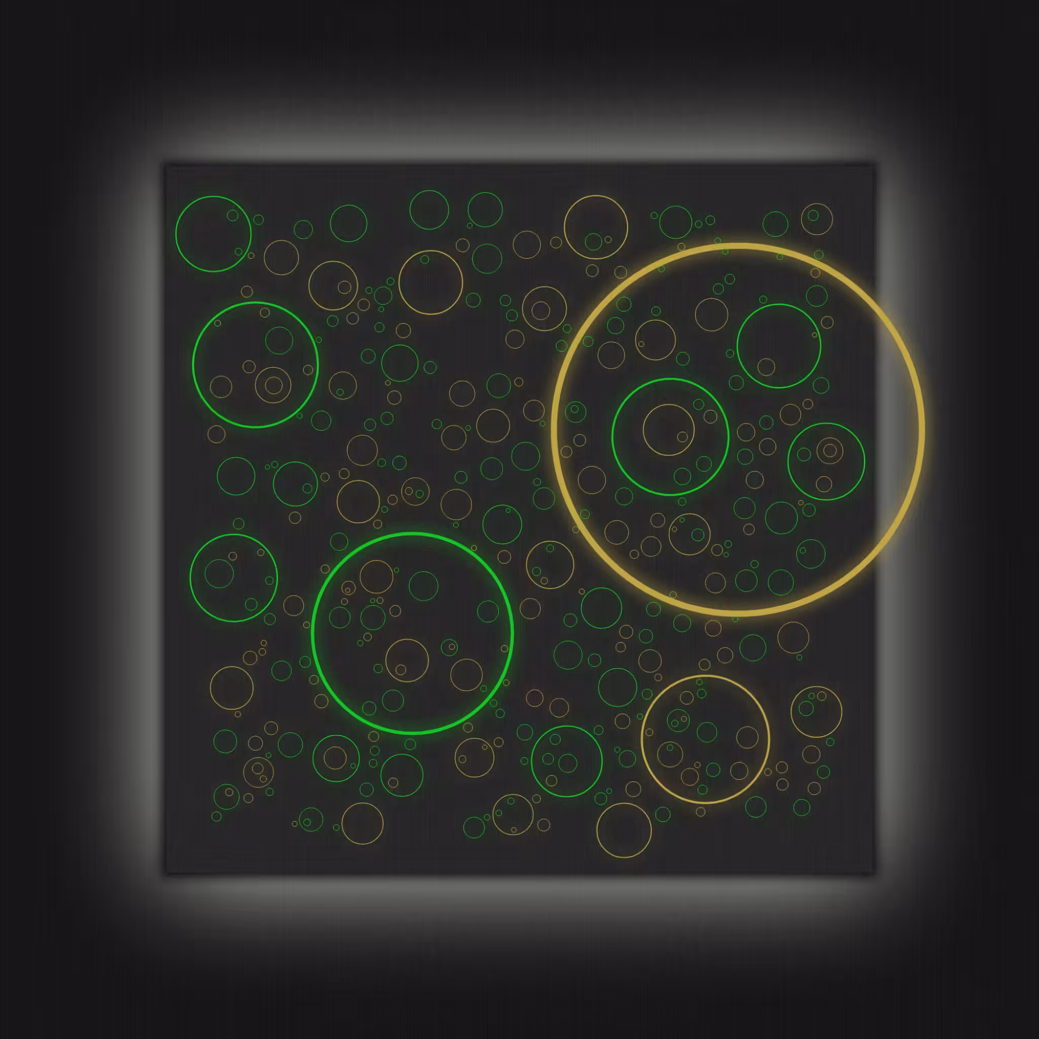 Nevercolliding Circles #25