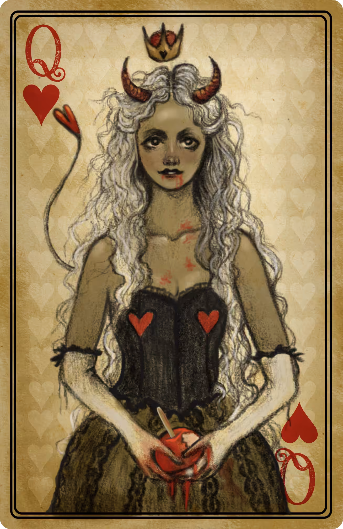 Q of hearts