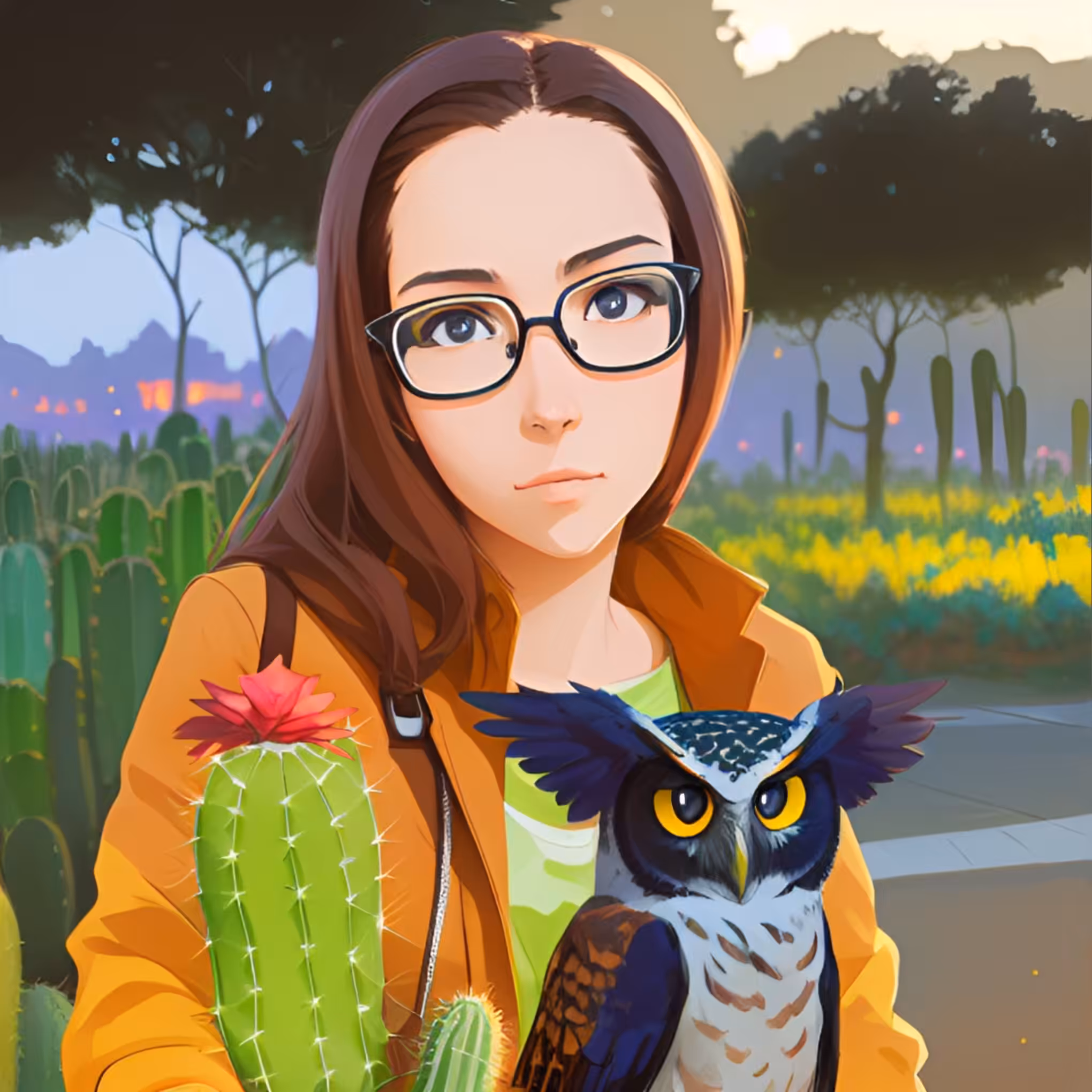 The Girl who loves Owls and Cacti