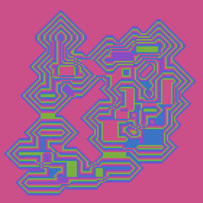 Superimposed Octagonal Pyramids #100