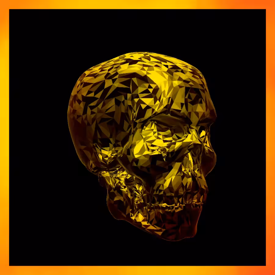 Crystal Skull (Gold)