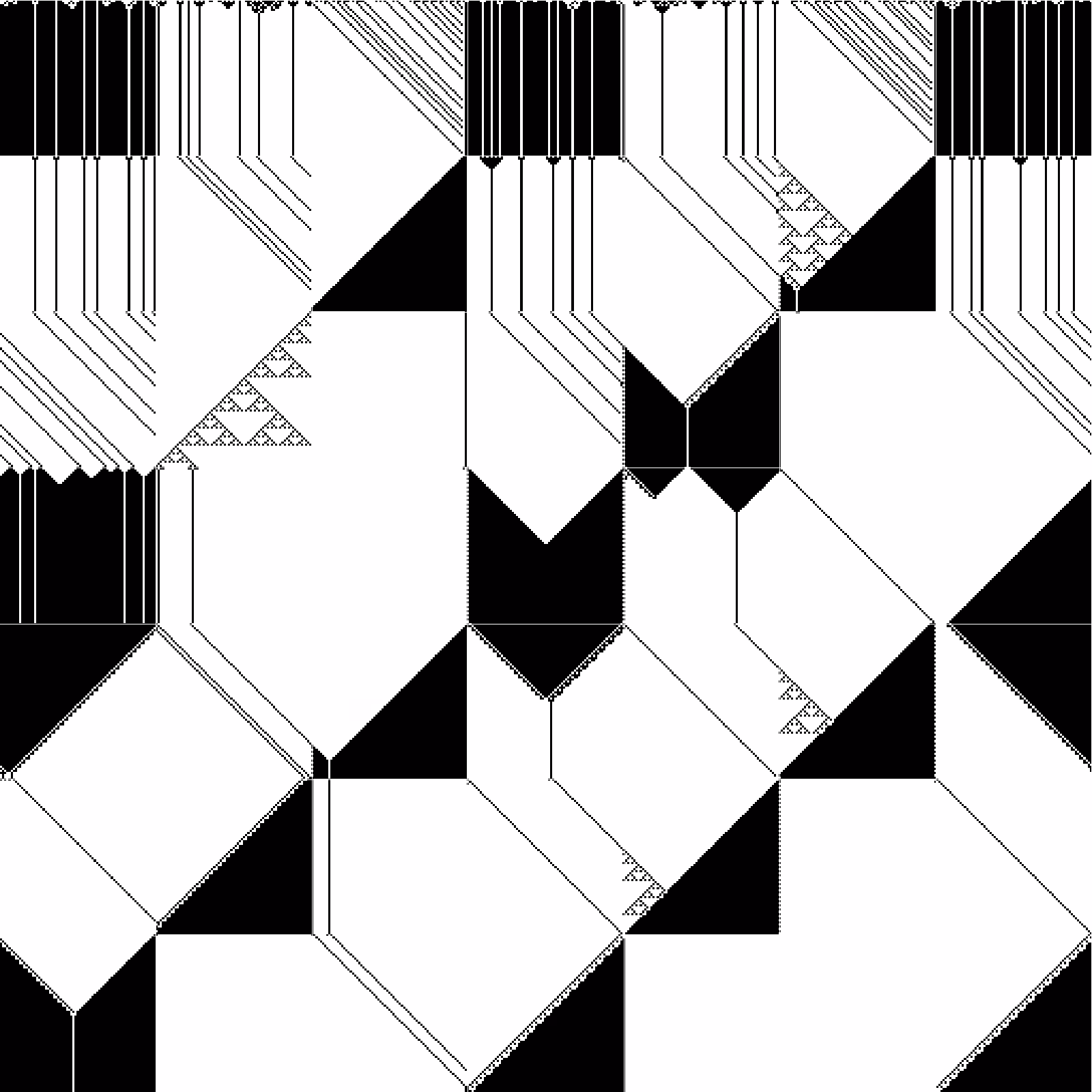 RULES (for Elementary Cellular Automata) #64