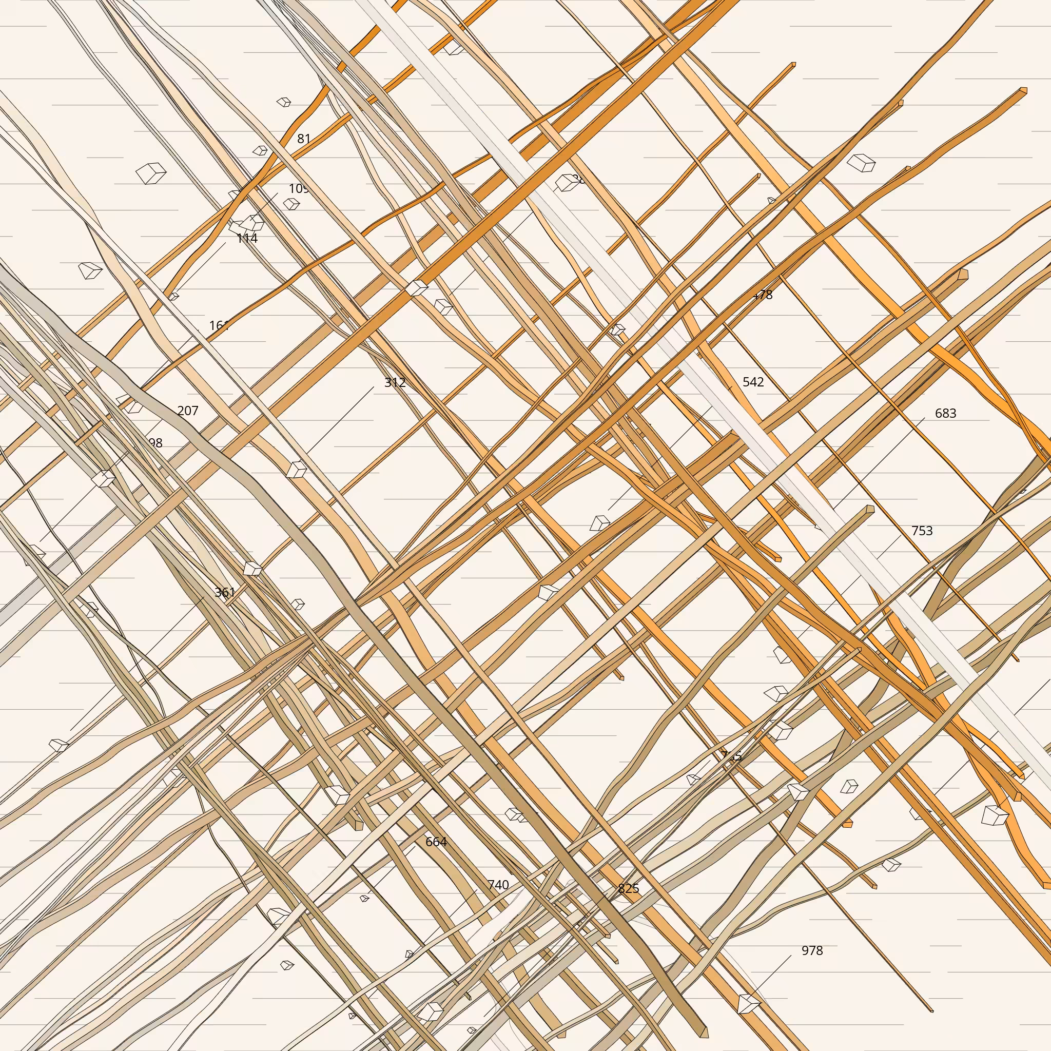 59 perpendicular latitudes #100