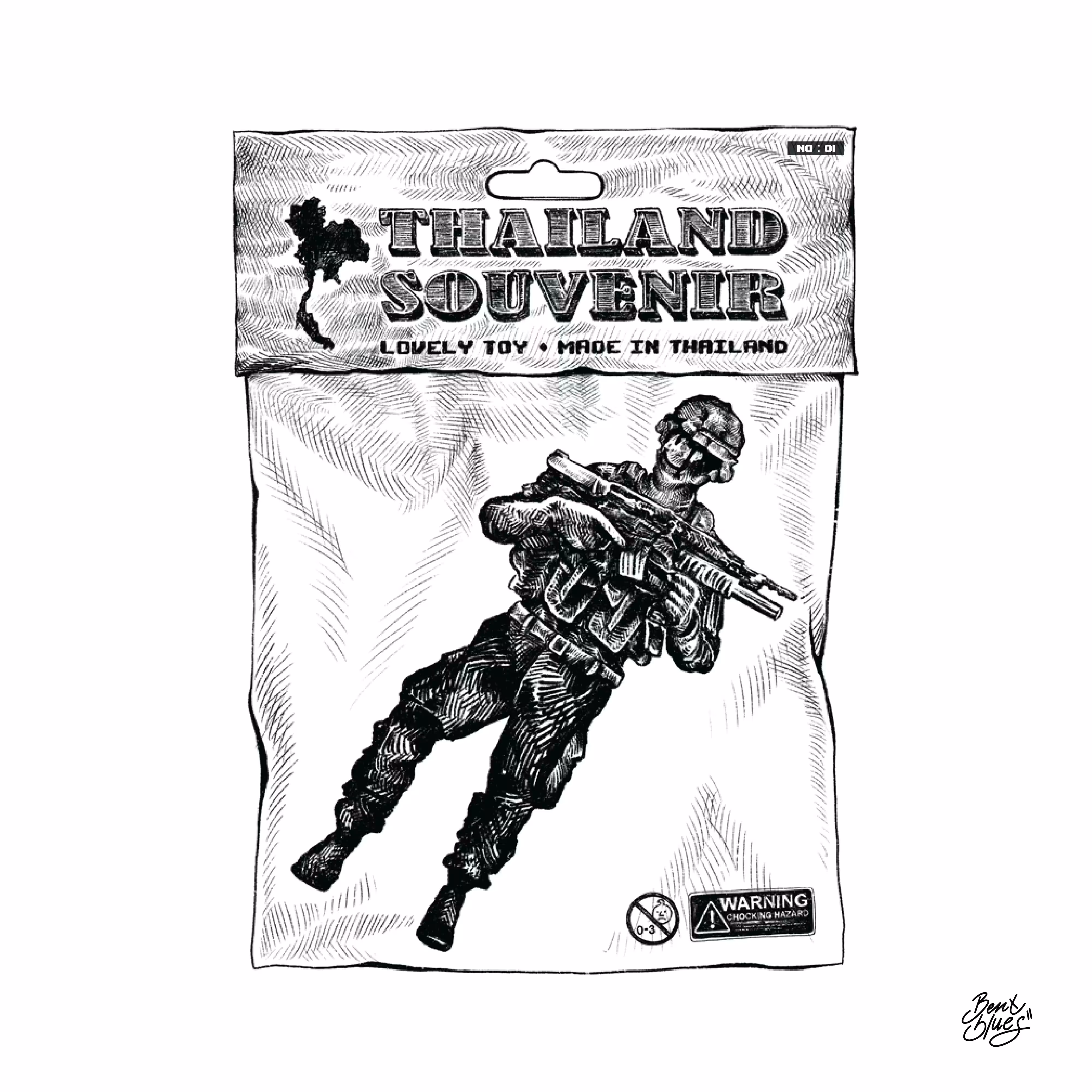  Soldier Figure  - THAILANDSOUVENIR
