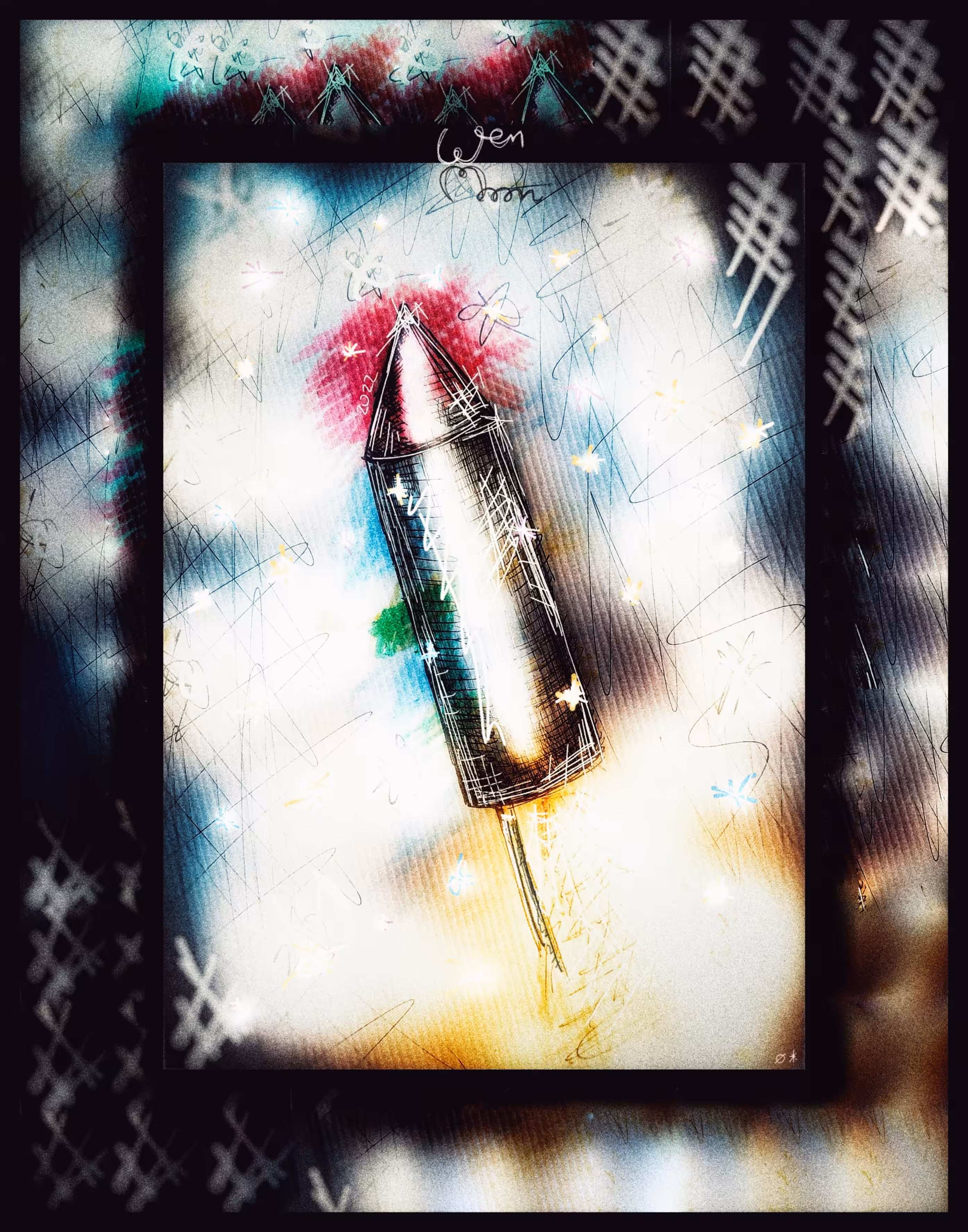 To the stars✨ - colorfull explode soon