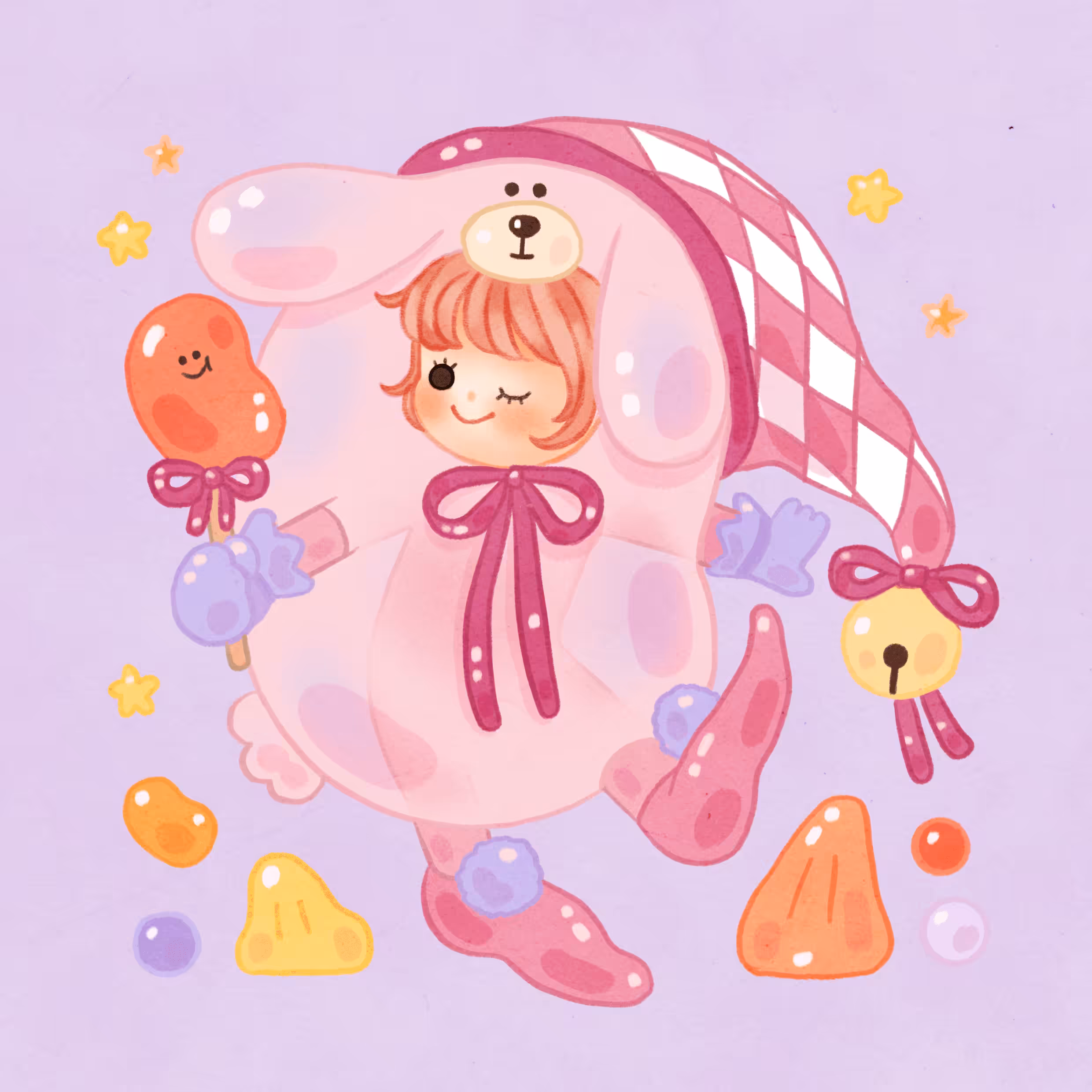 CP1 | #415 : Rabbit jelly mascot