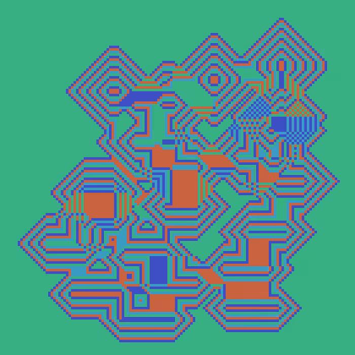 Superimposed Octagonal Pyramids #10