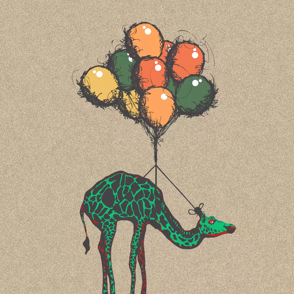 Flying Giraffe #3