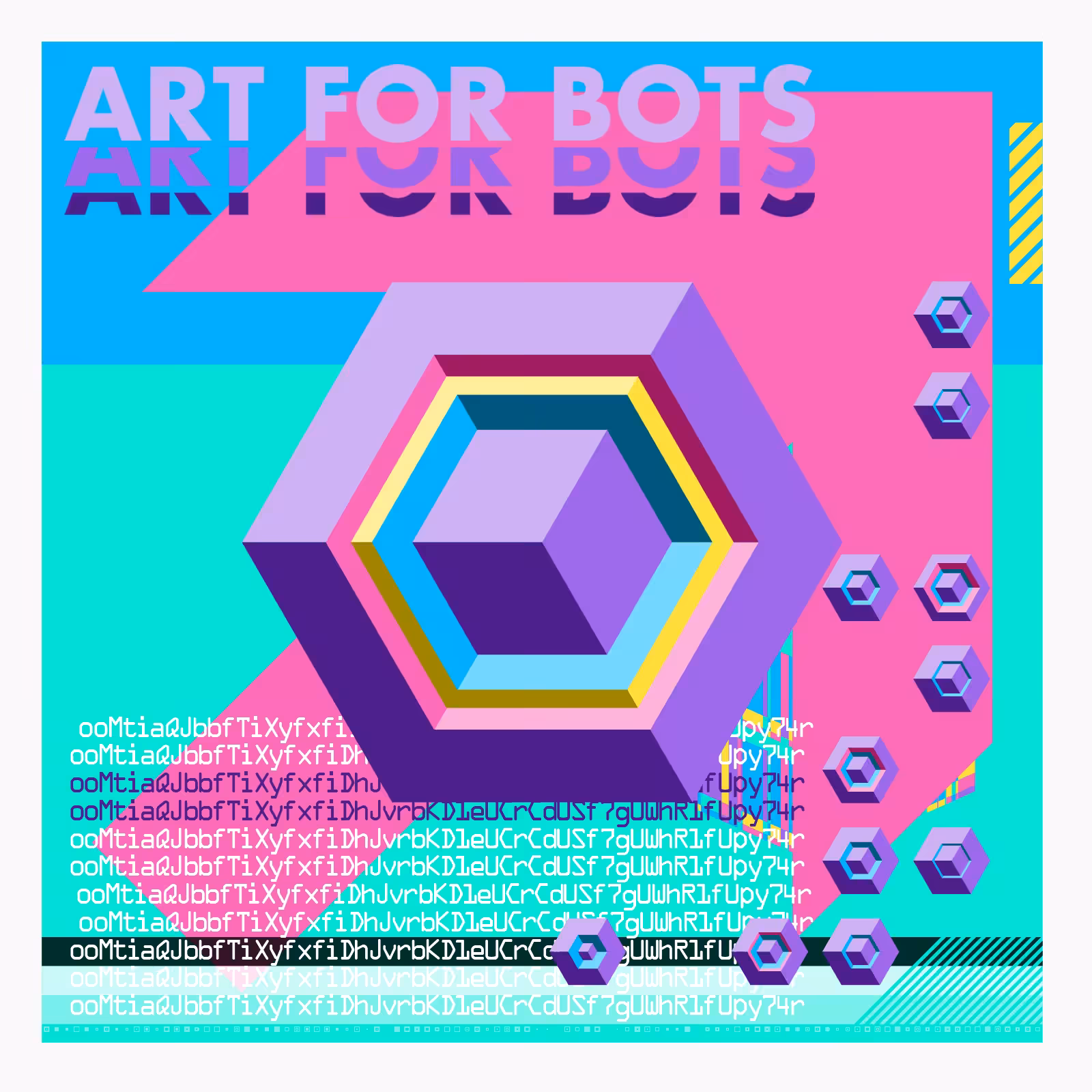 Hexagones - Art forBots forHumans forPrint #11