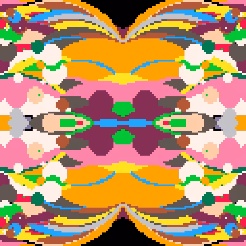 Rapid Psychedelic Inkblot Test Generator #11