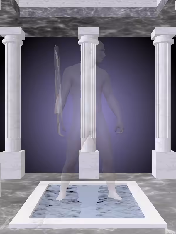 HeavenComputer: The Fading Shooter Matte Ivory Man #4217