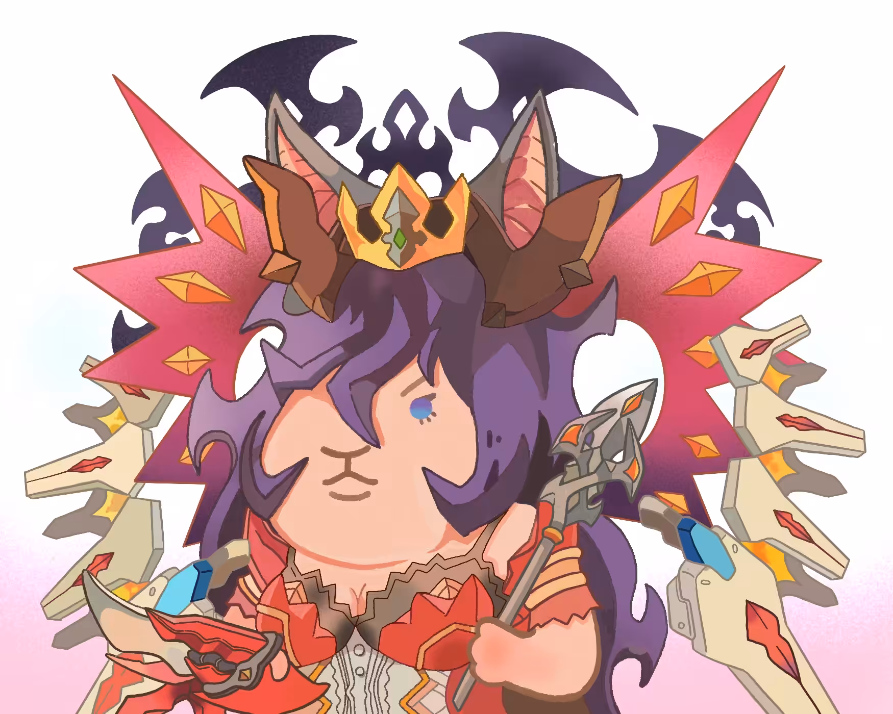 Chubby Queen of Bat 👑🦇