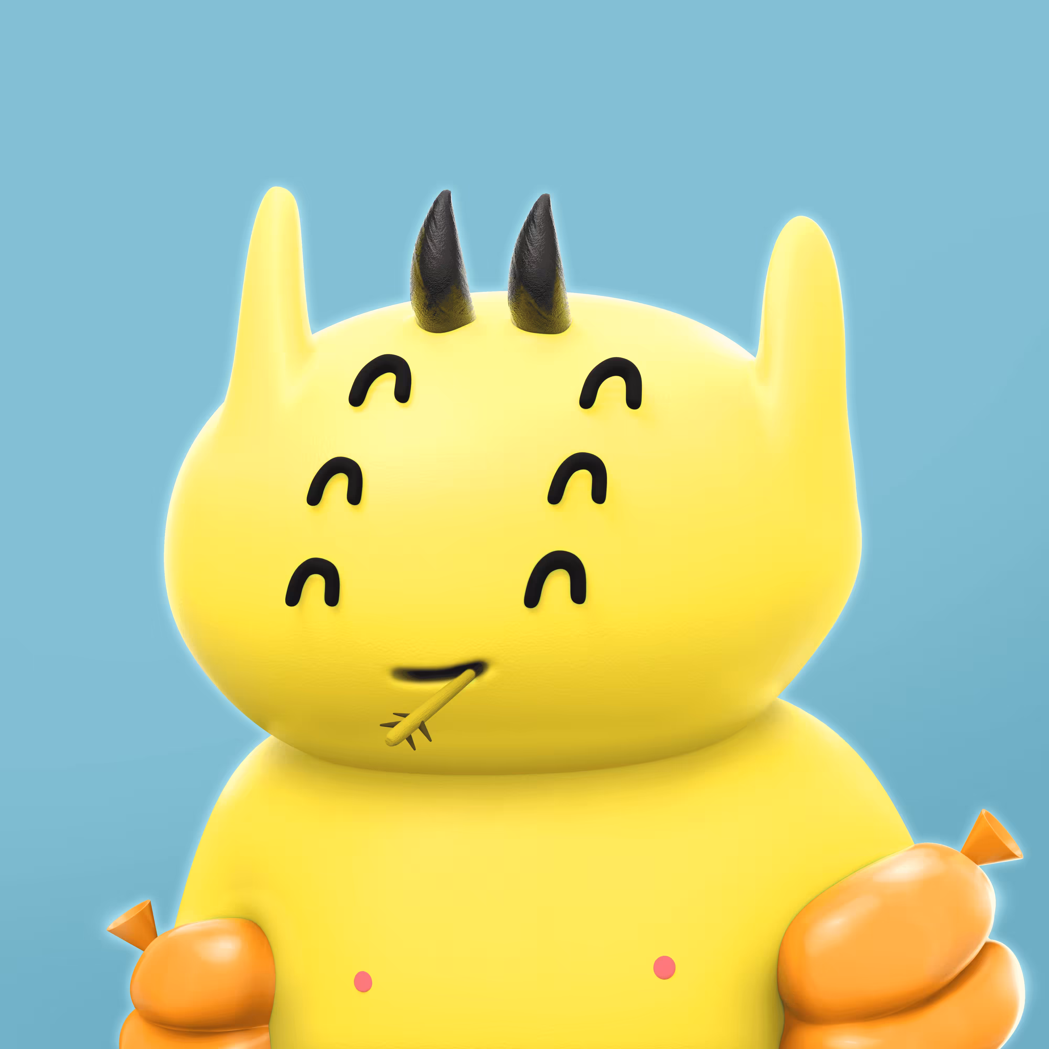 3D alien fren #4110