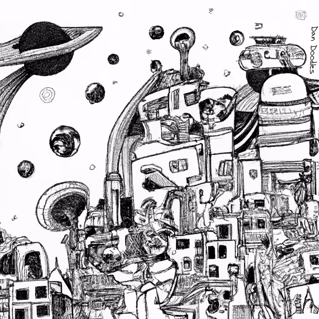 Cityscape Doodle - Plantudo City