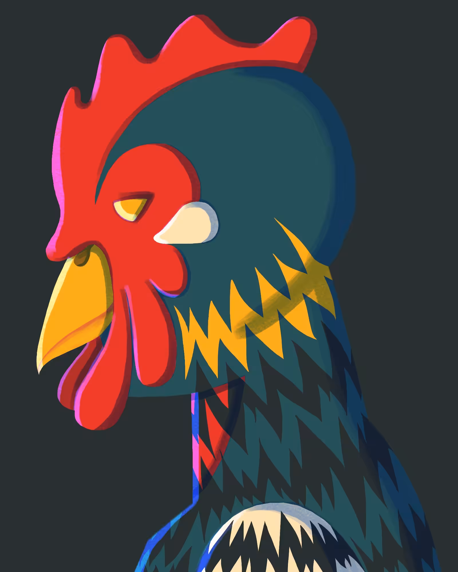 humanoid animals (rooster) #10