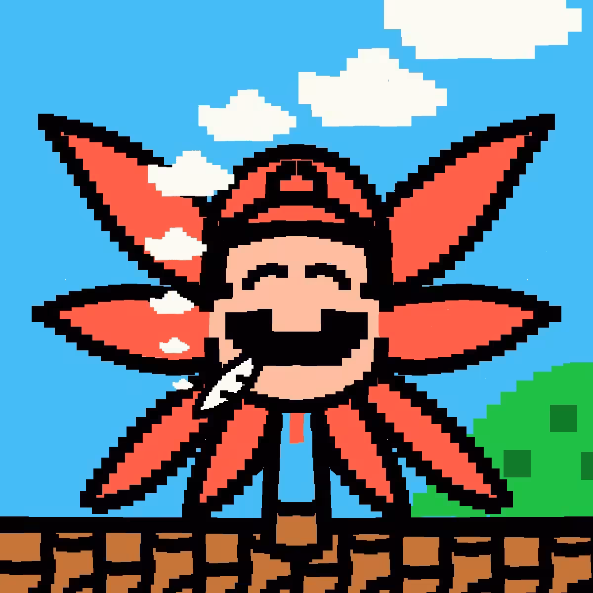 Super High Plumber Guy (red)