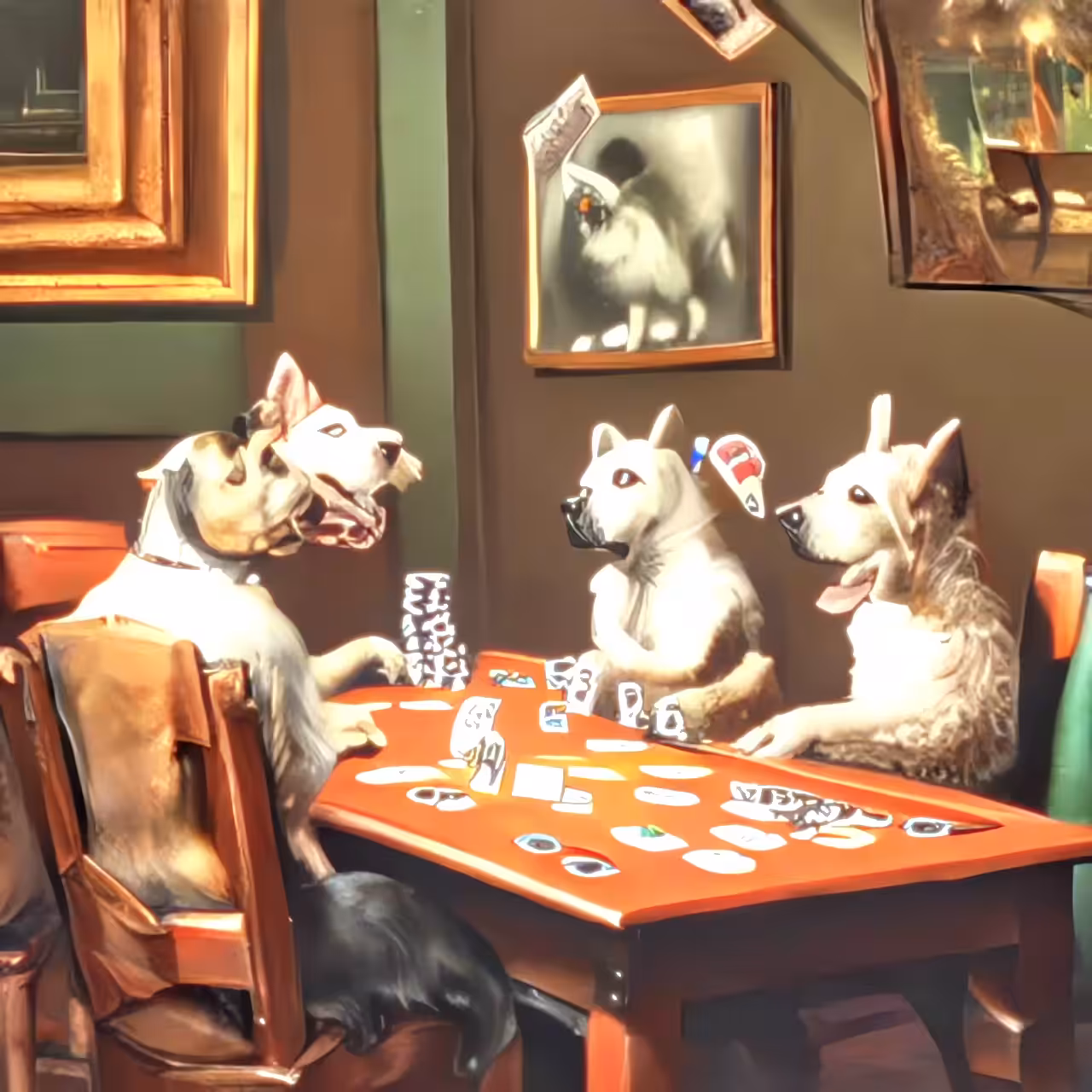 DREAMTAPE 008 - DOGS PLAYING POKER