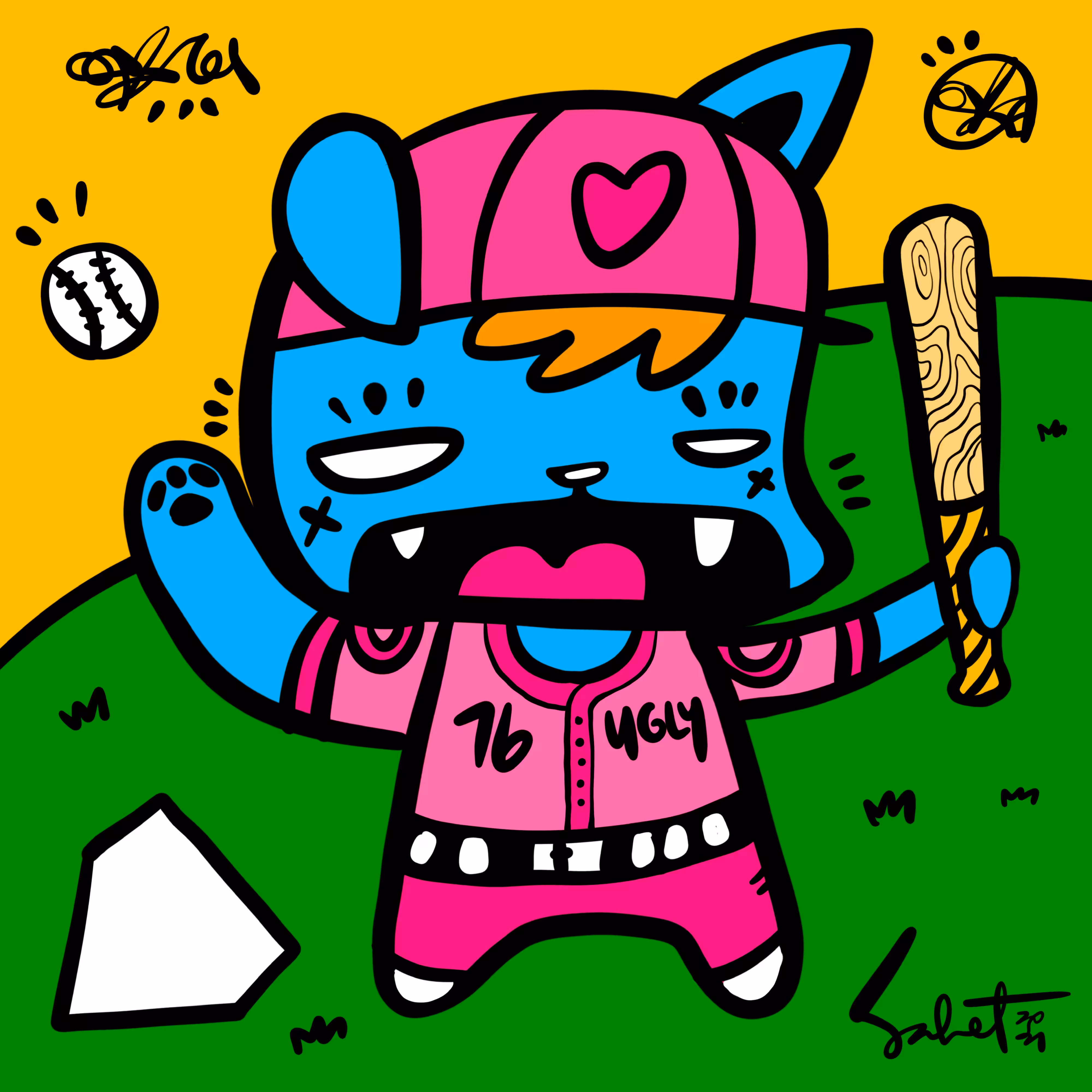 Ugly Kitties by Sabet #146