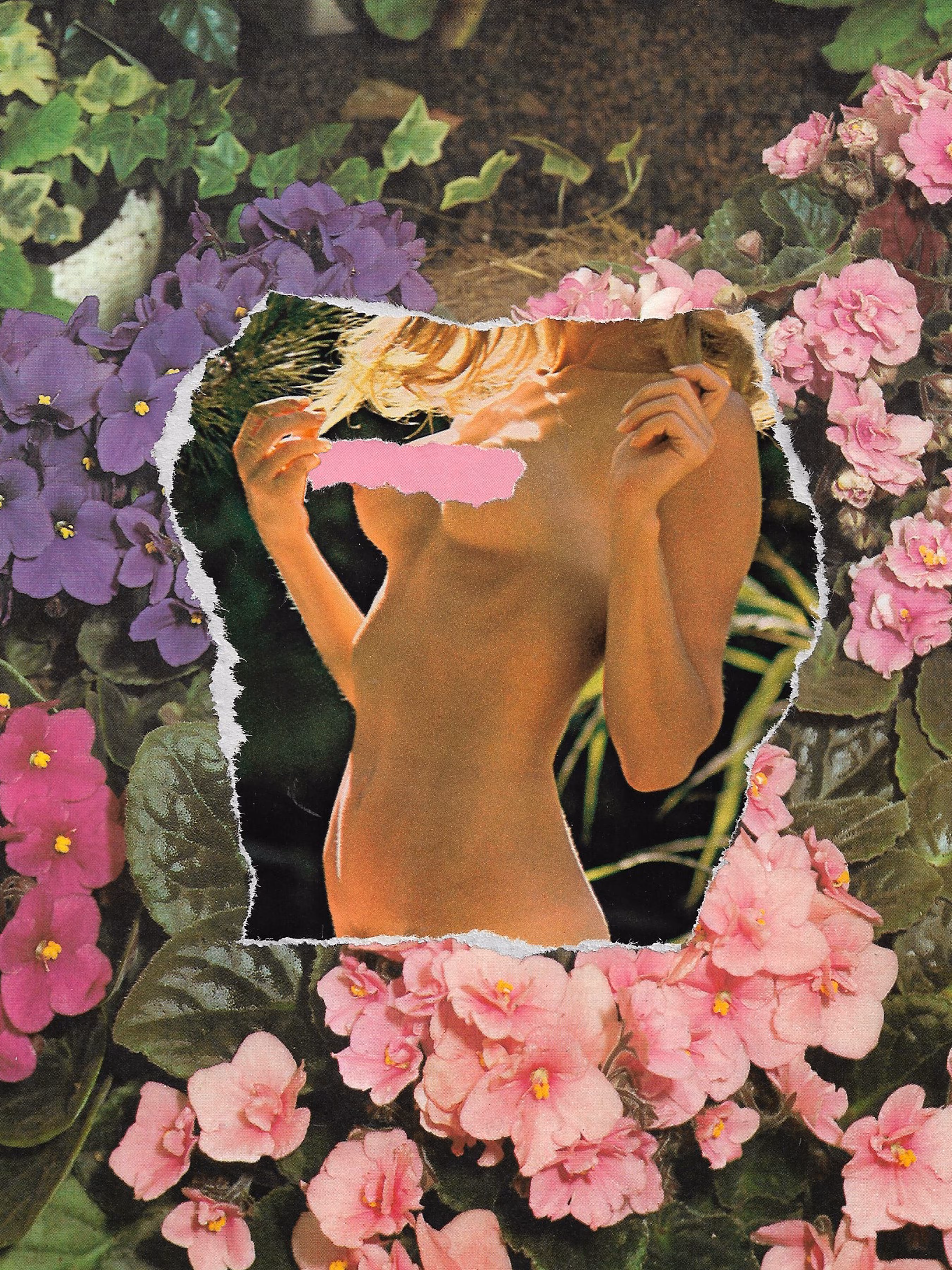 Mujer De Flores I