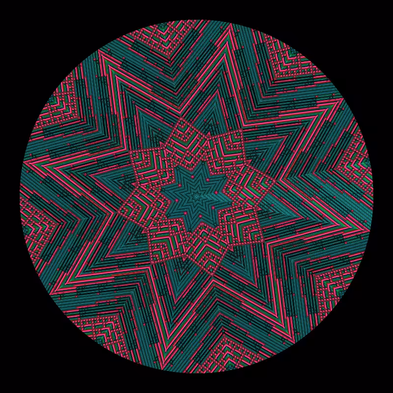 Binary kaleidoscope #136