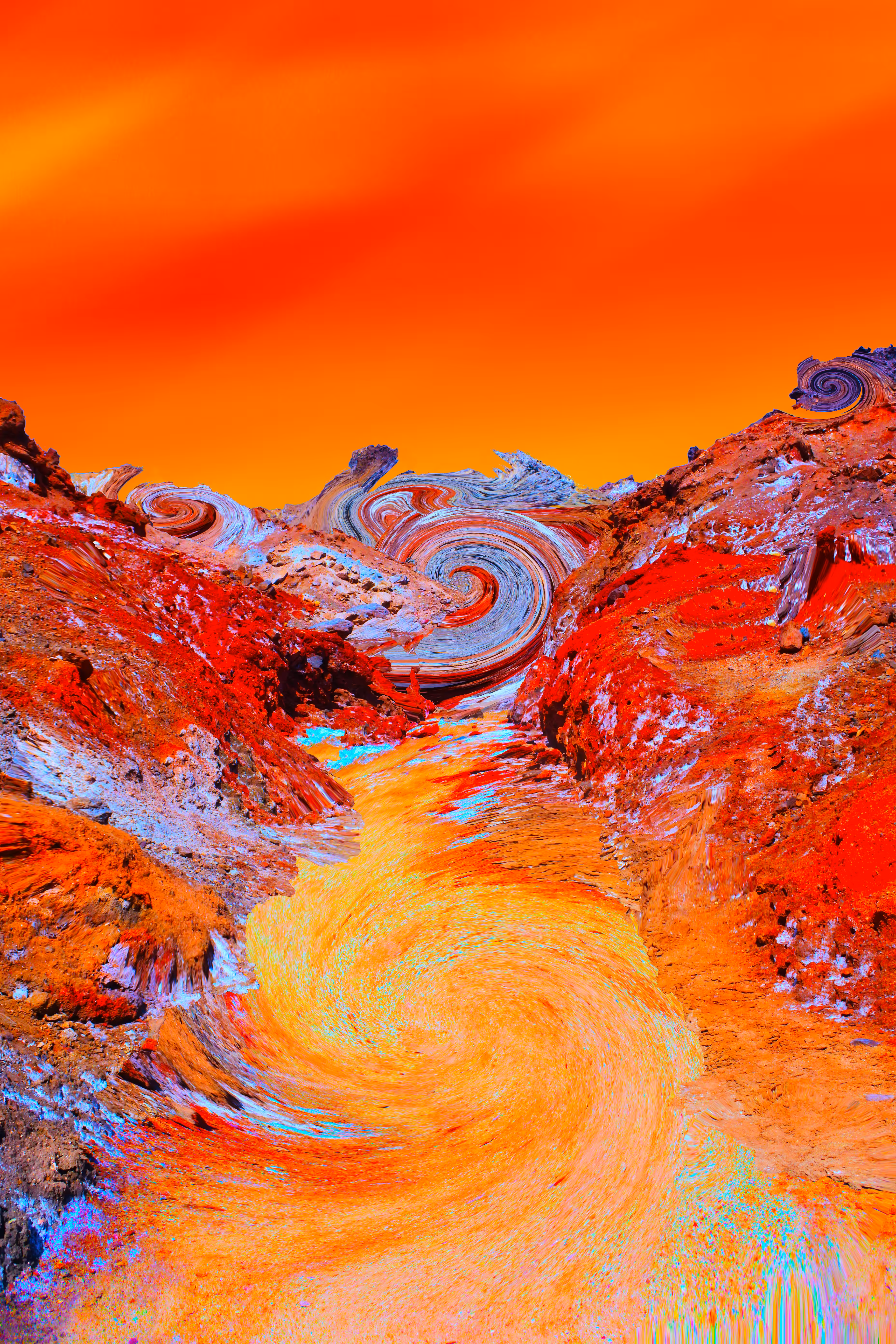 Pixels on earth (Red world)