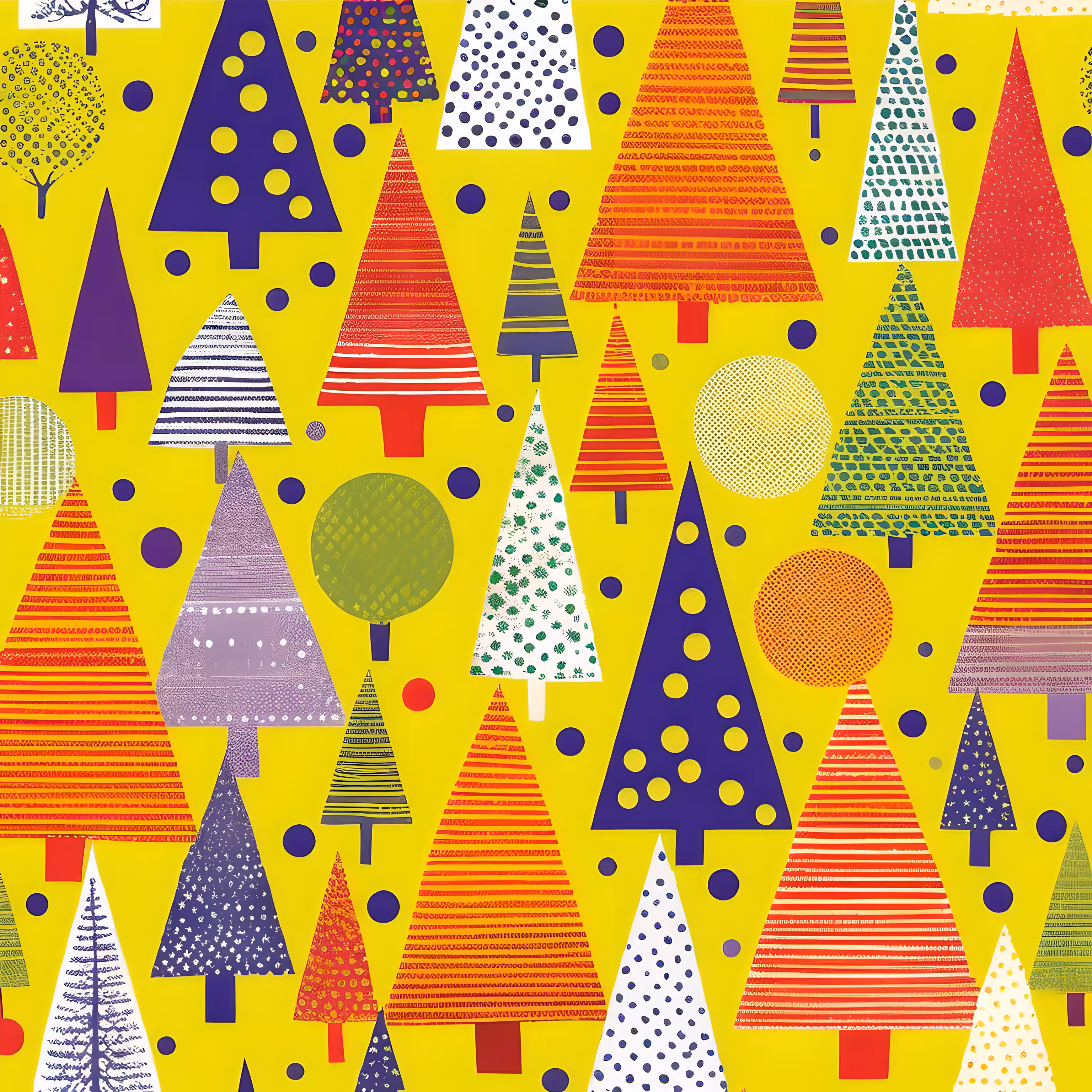 Riso Festive Trees #50