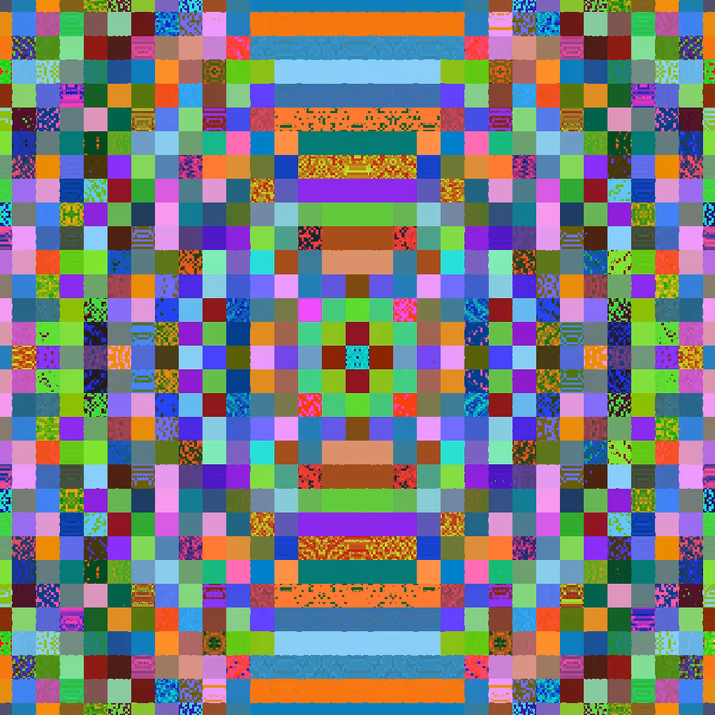 glitched quilt sq #7