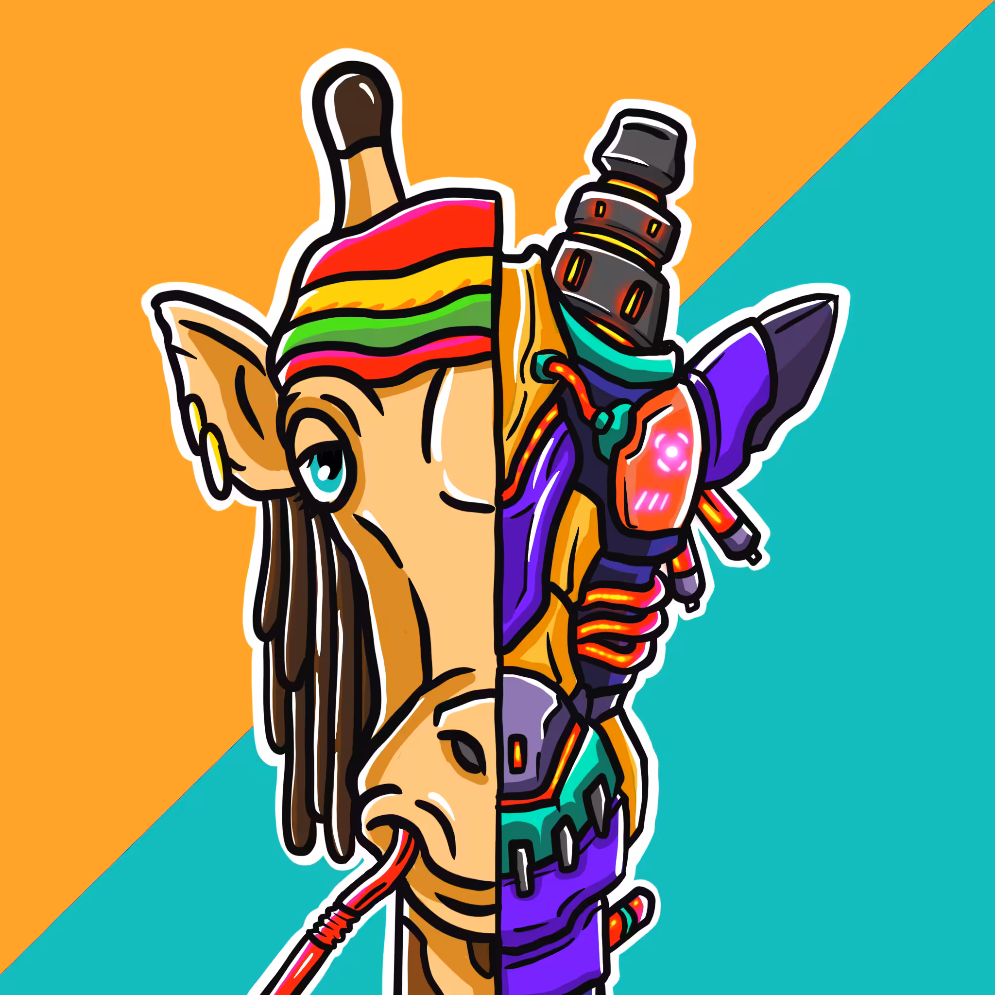 Mirror Zoo: Giraffe / Cyborg#1 (Epic)